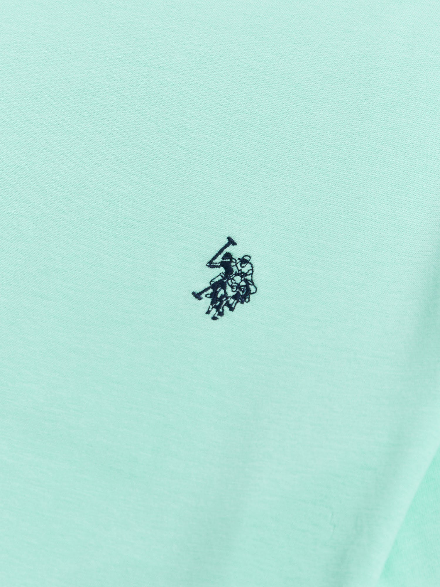 Mens Double Horsemen T-Shirt Ice Green - Image 7