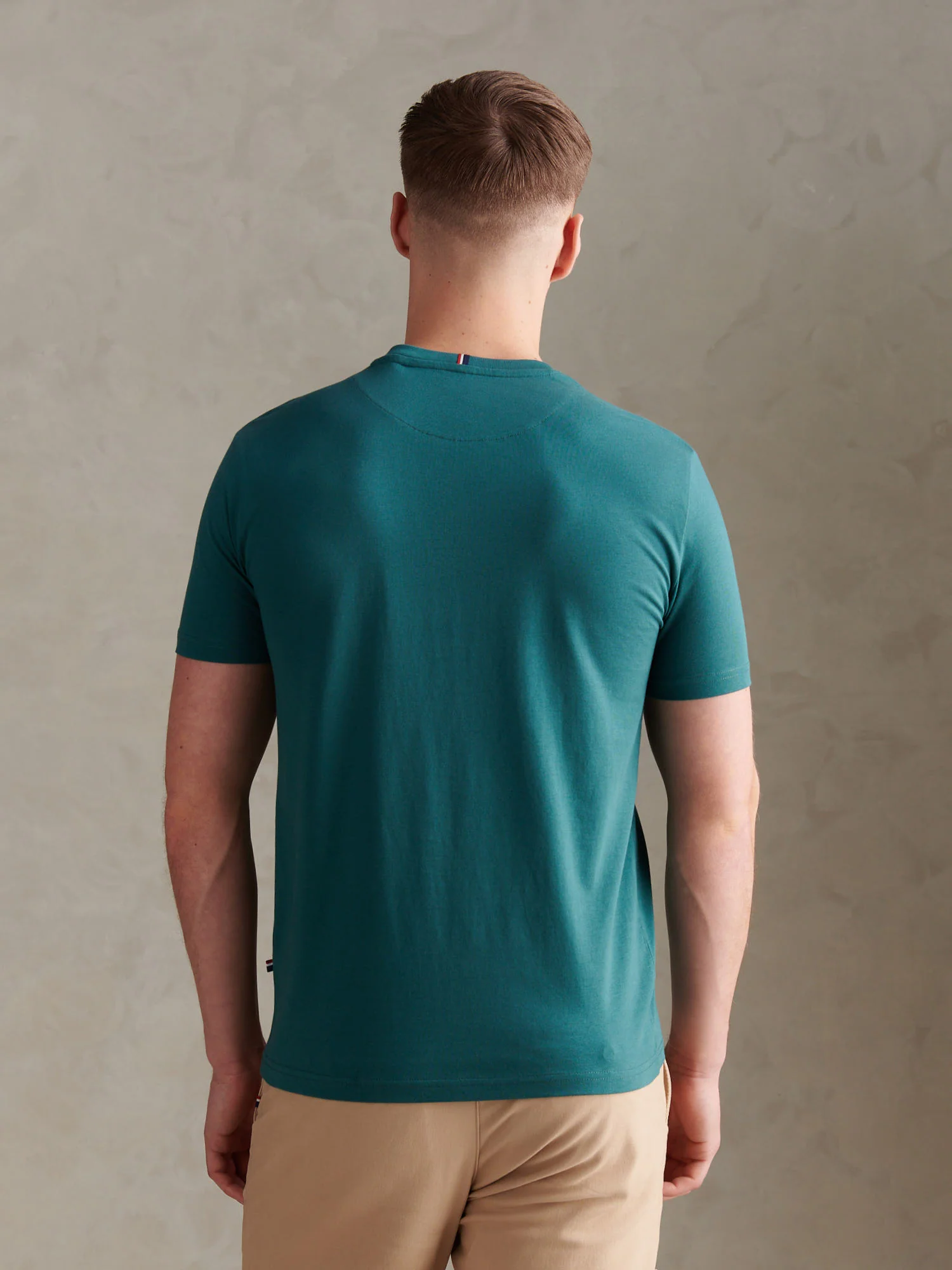 Mens Double Horsemen T-Shirt Mediterranea - Image 4
