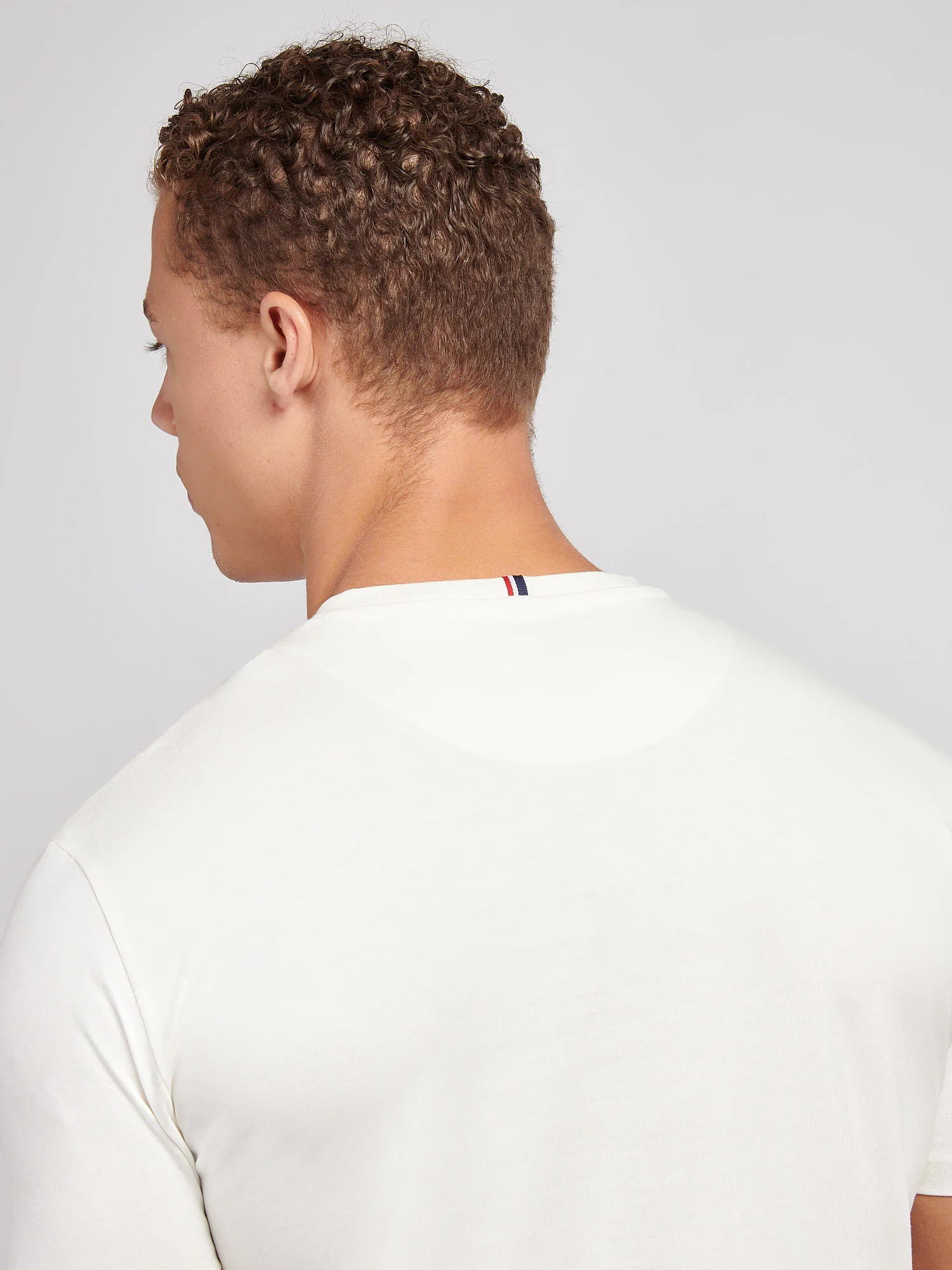T-shirt podwójnych jeźdźców męskich w szepcie biały - Image 5