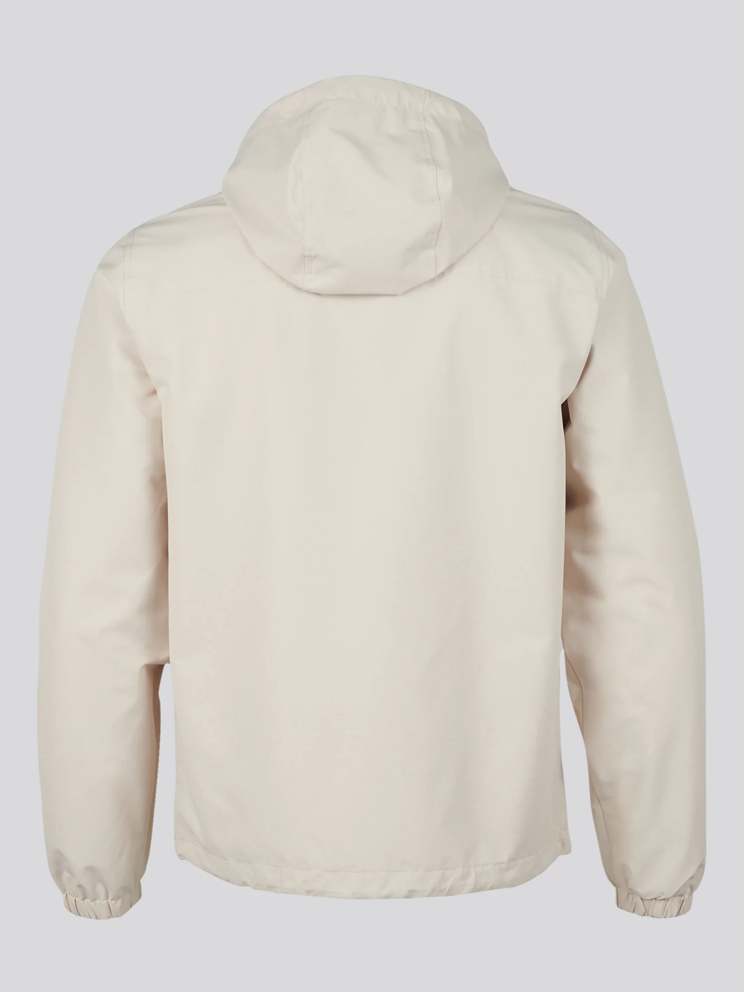 Mens Hooded Windbreaker Beige - Image 9