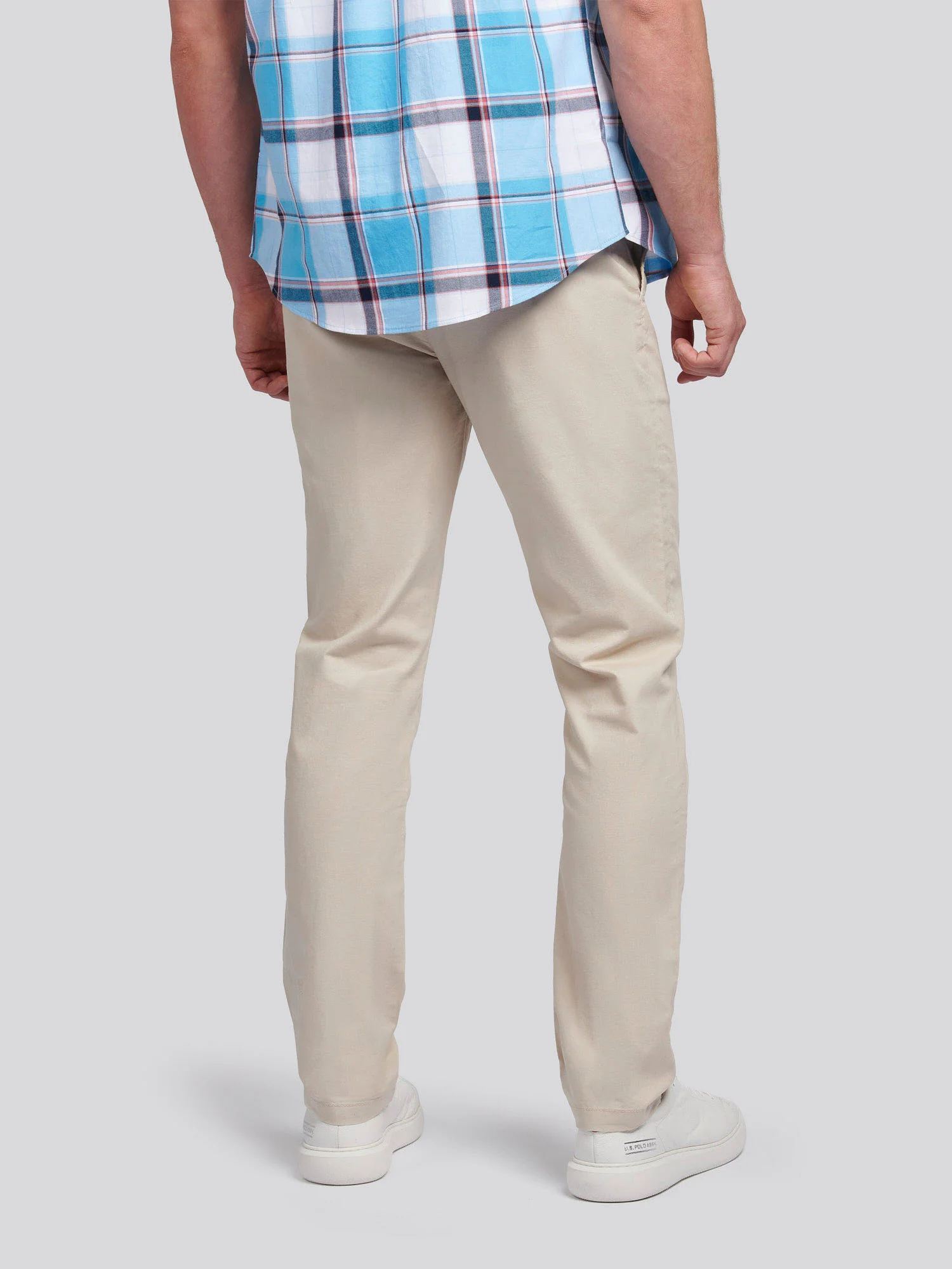Mens Linen Blend Chino we francuskim dębu - Image 4