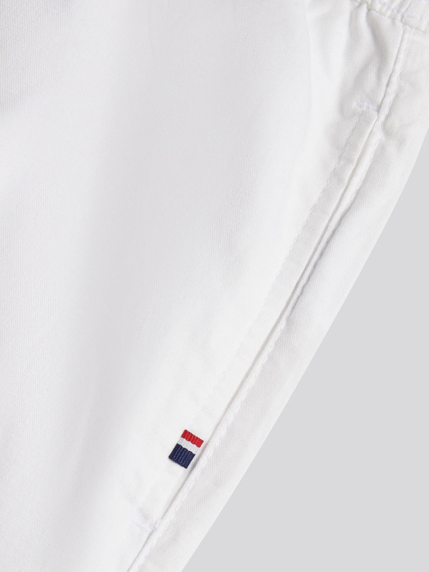 Mens Linen Blend Deck Shorts Bright White - Image 6