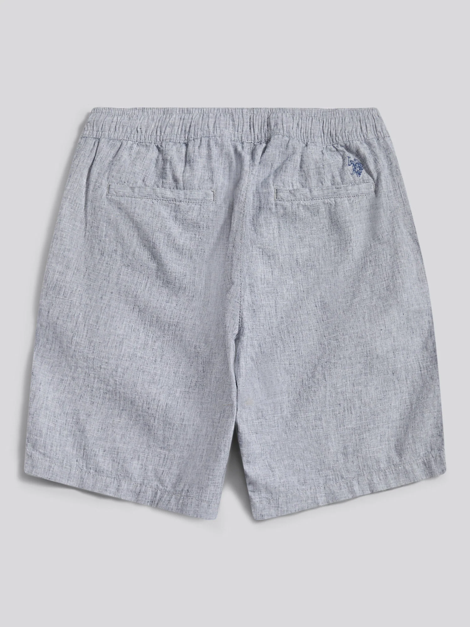 Mens Linen Blend Shortstring w ciemnym szafirowym granatowym/księżycowym niebieskim DHM - Image 7