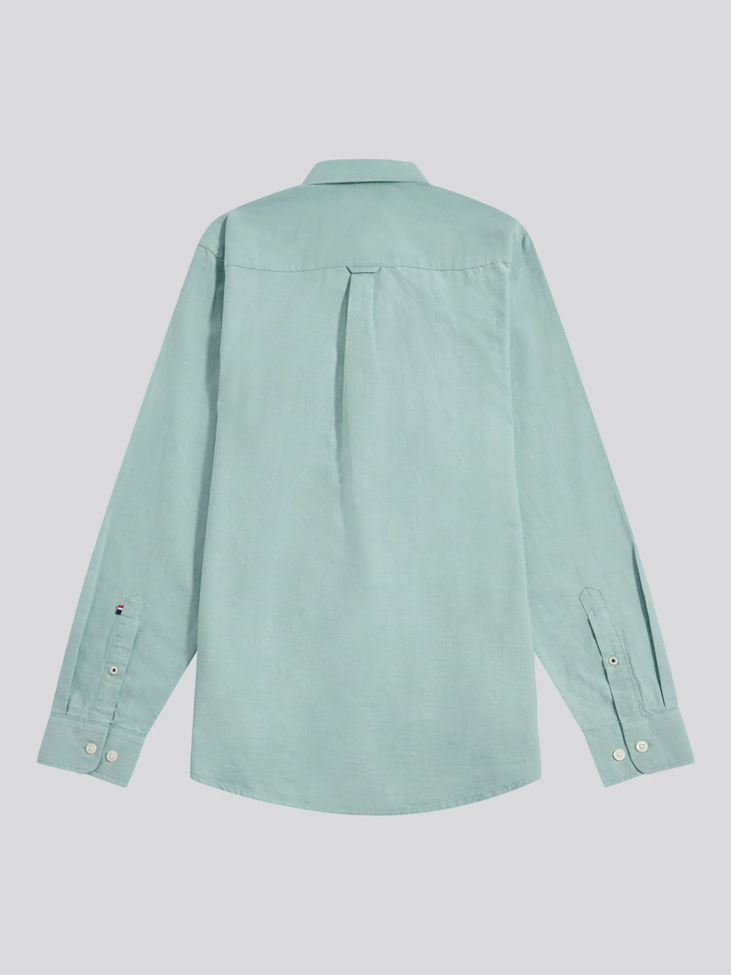 Mens Peached Oxford Shirt Aquifer - Image 6