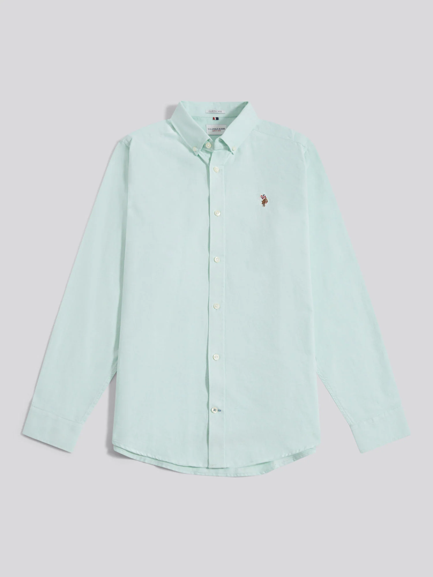 Mens Peached Oxford Shirt Bay - Image 7