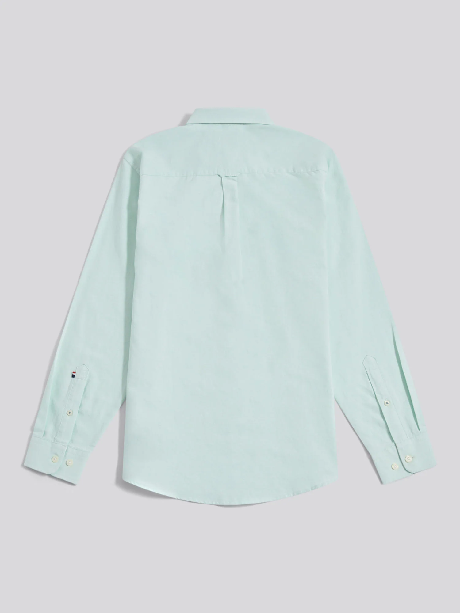 Mens Peached Oxford Shirt Bay - Image 8