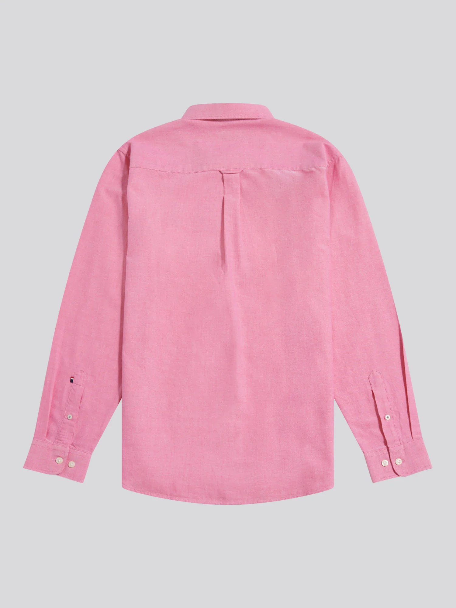 Mens Peached Oxford Shirt Chateau Rose - Image 8