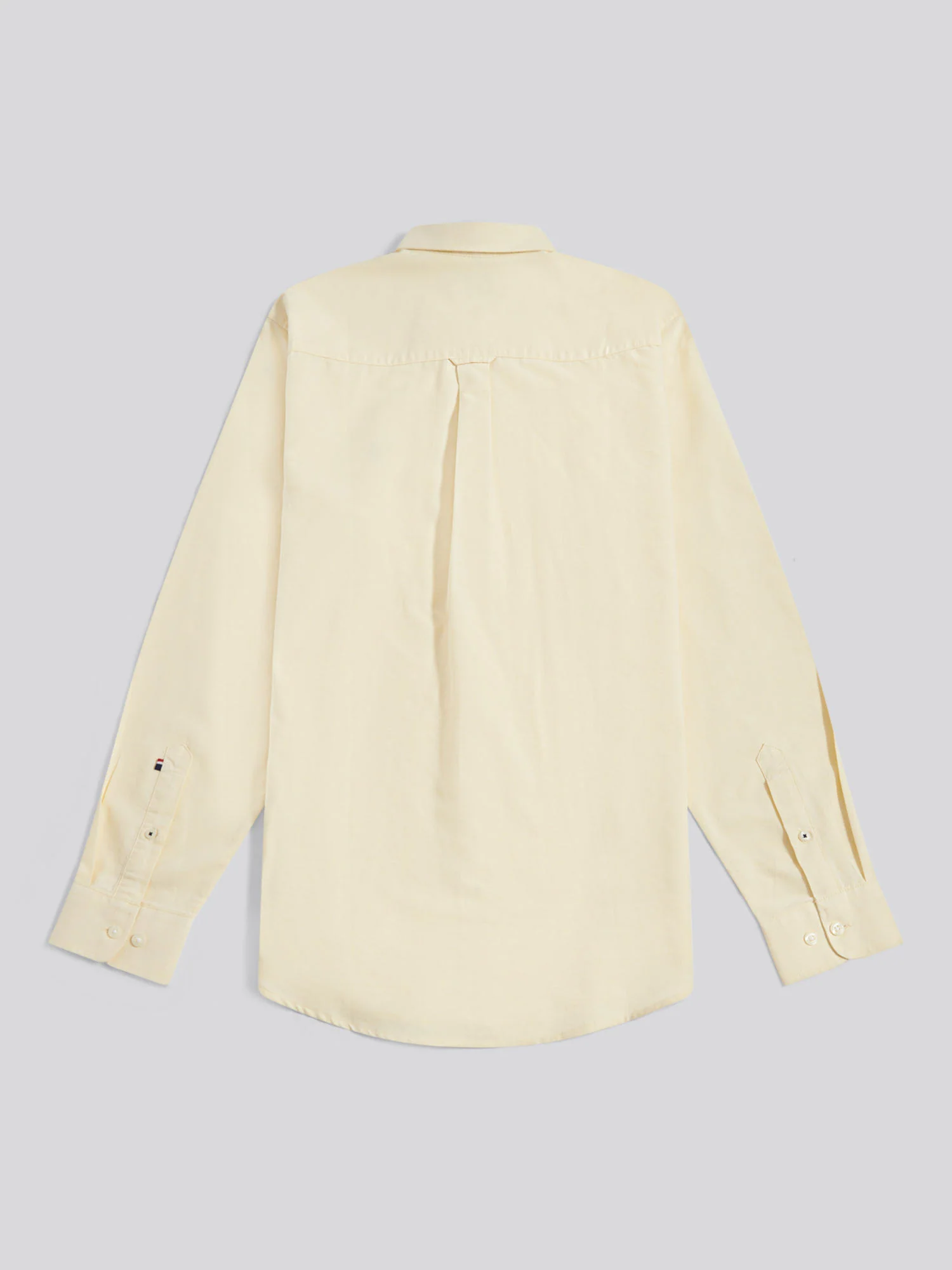 Mens Peached Oxford Shirt French Vanilla - Image 7