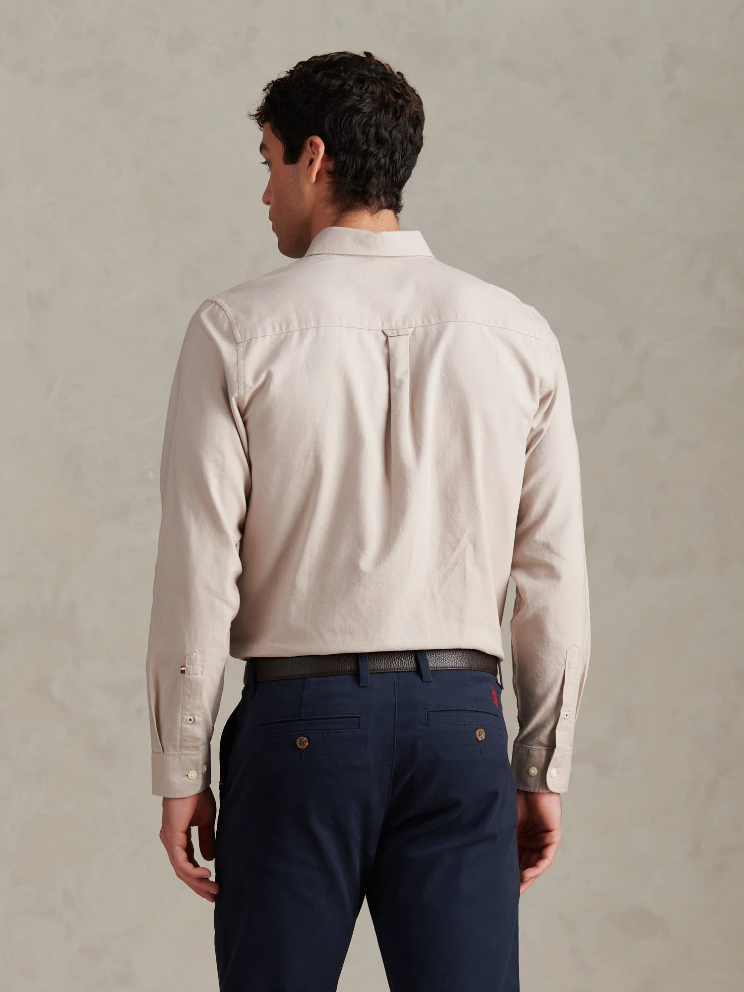 Mens Peached Oxford Shirt String - Image 4