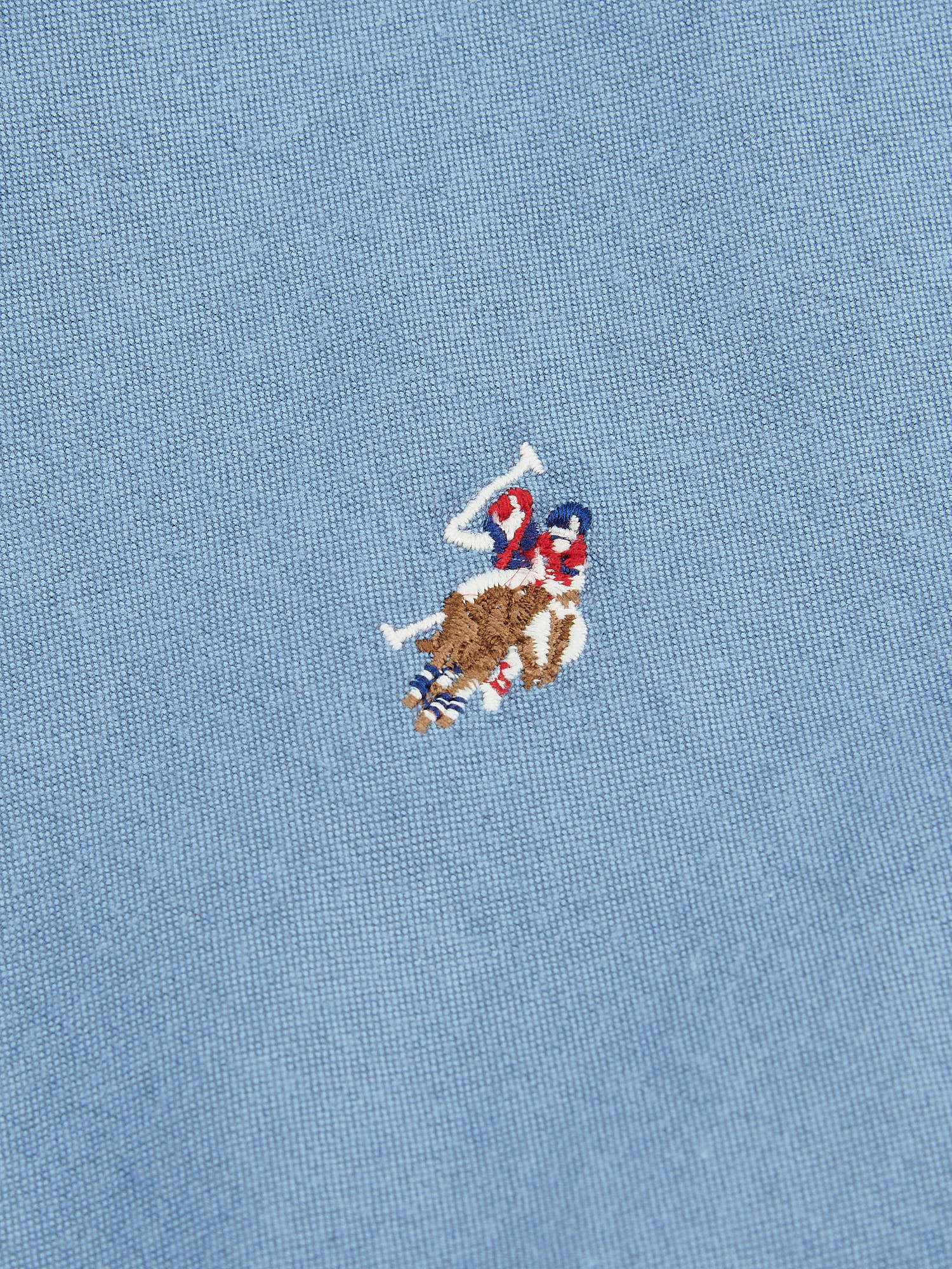 Męska koszula Oxford w vintage Indigo - Image 8