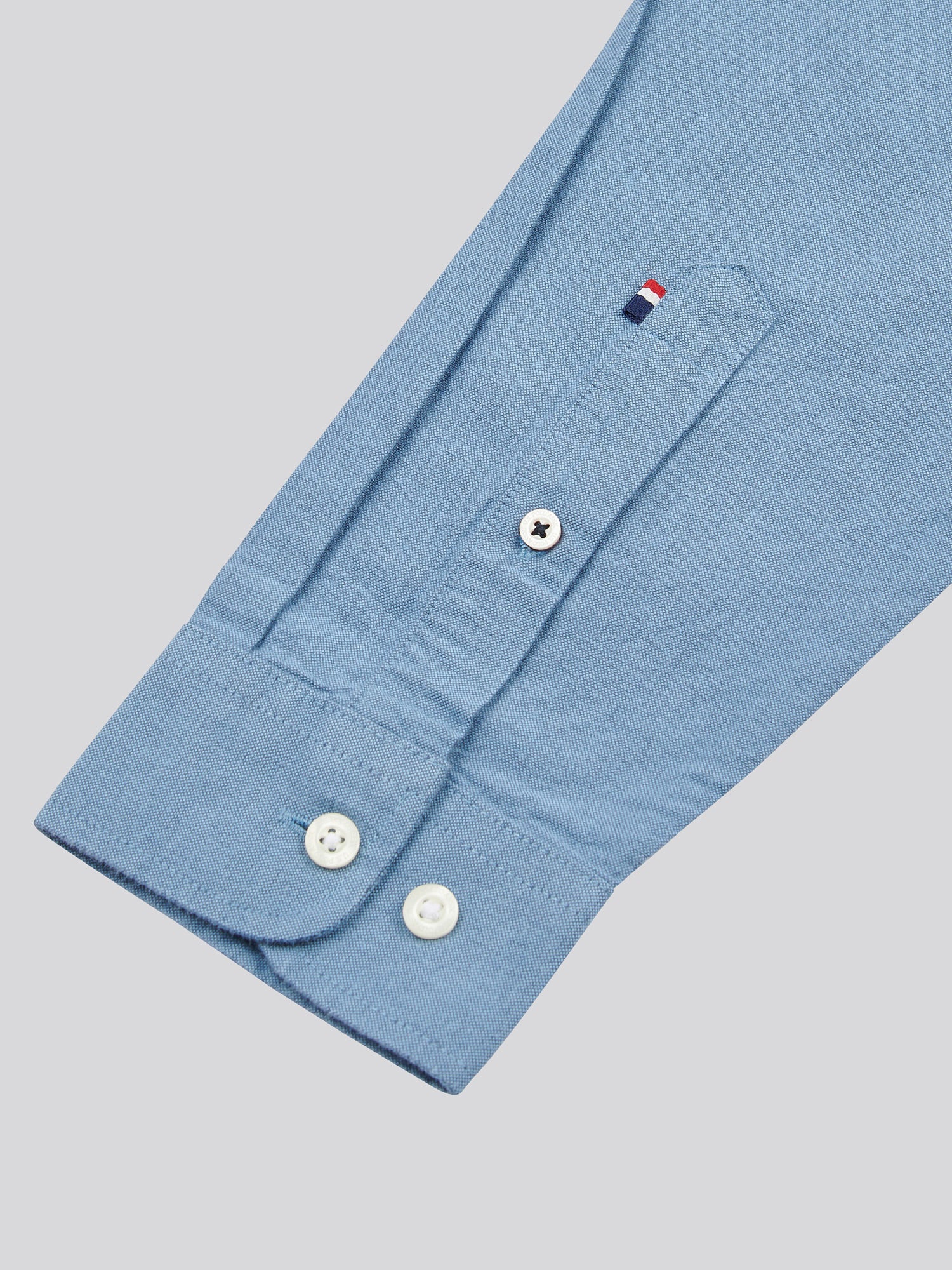 Męska koszula Oxford w vintage Indigo - Image 9