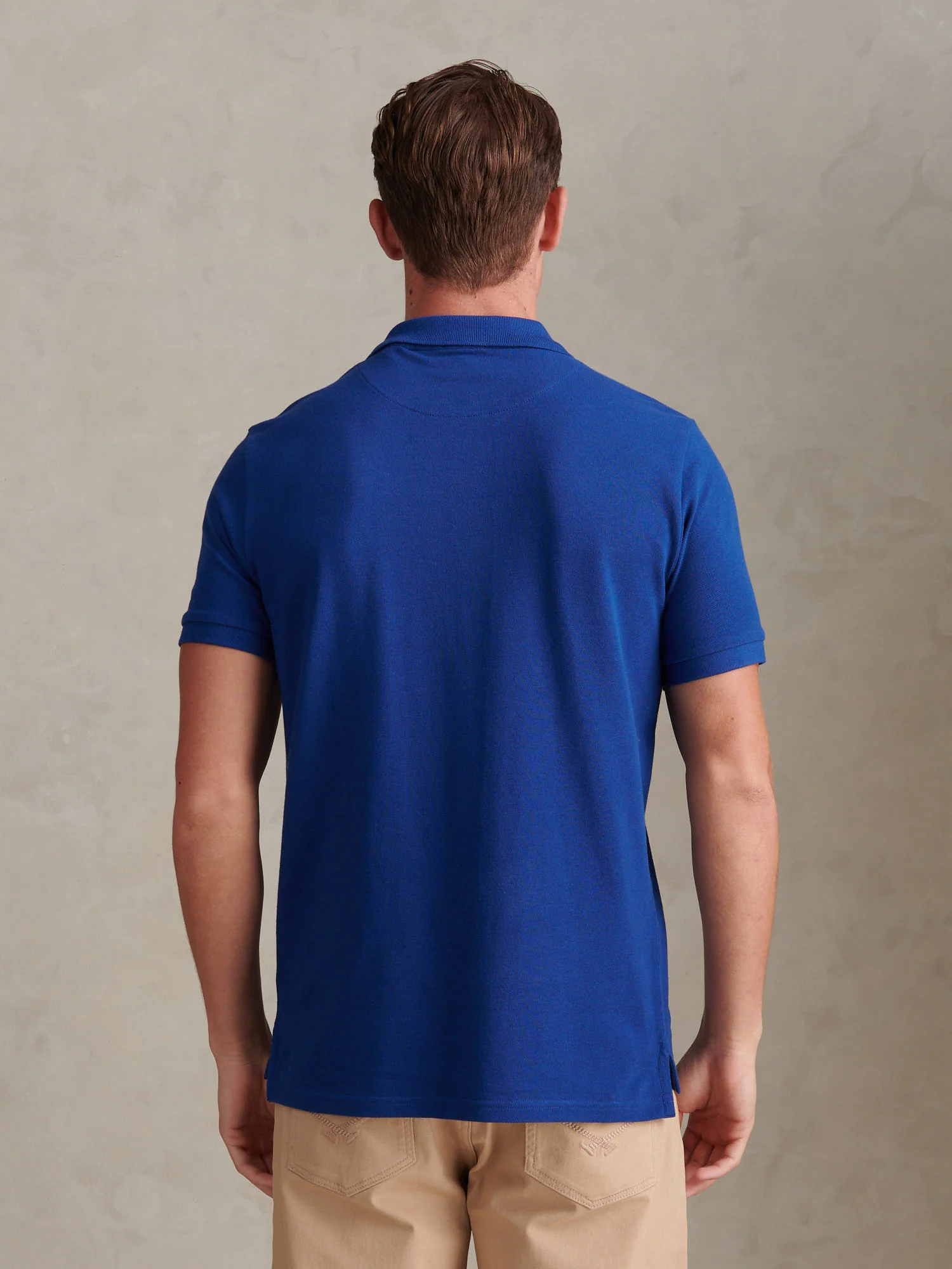 Męska koszula polo w Sodalite Blue - Image 4