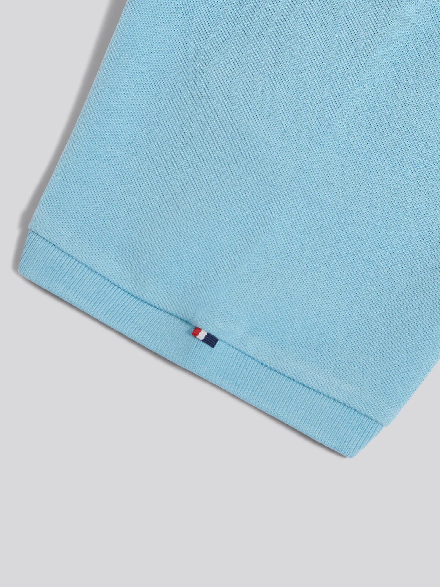 Mens Player 3 Pique Polo Shirt Air Blue - Image 5