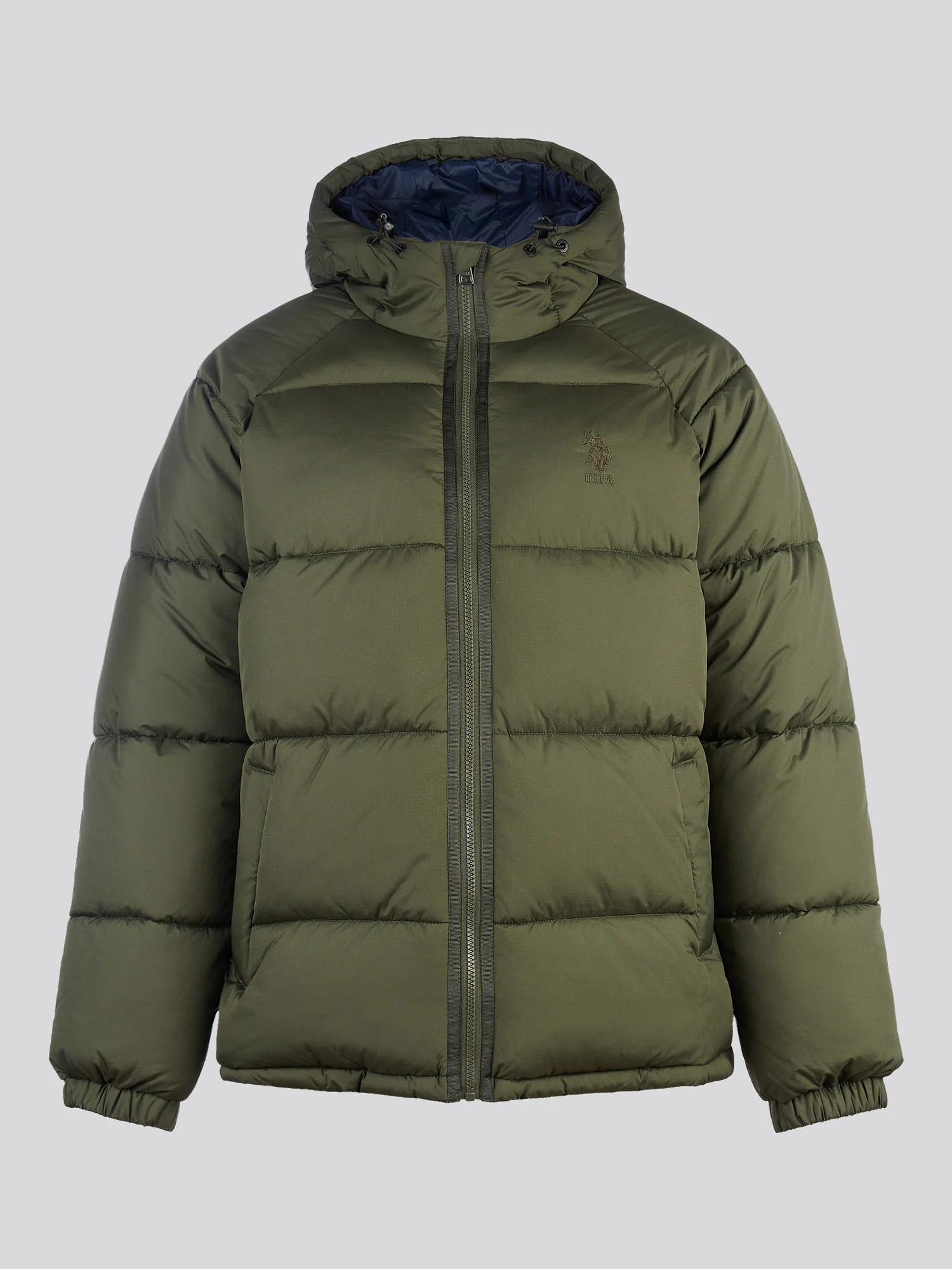 Męskie ripstop z kapturem puffer kurtka w leśnej nocy - Image 6