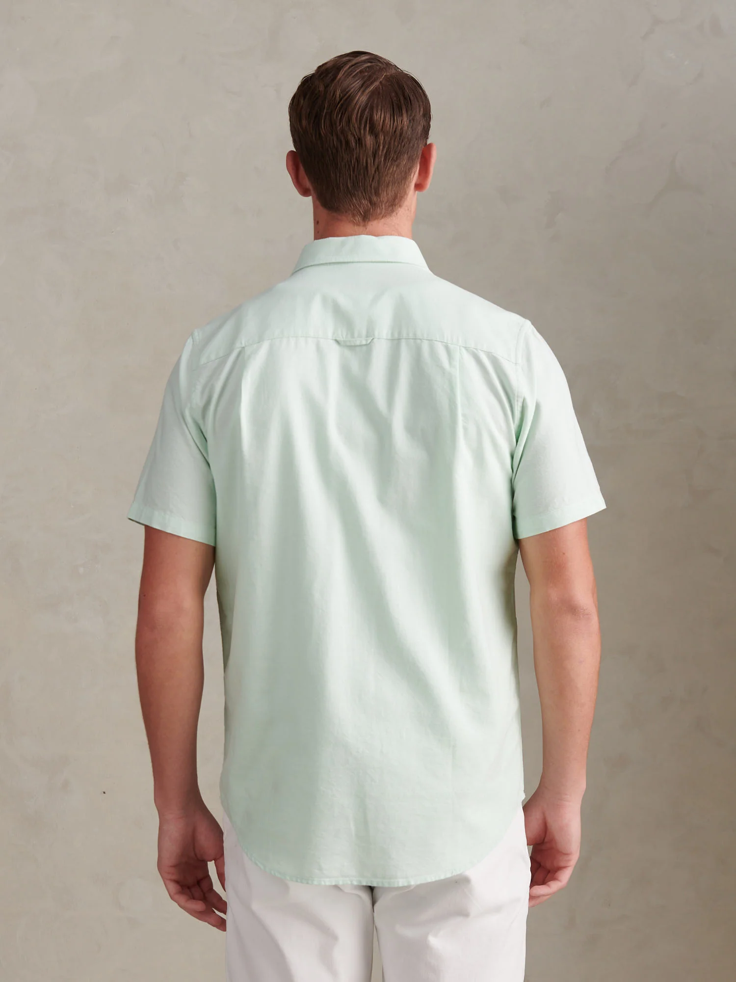 Mens  Short Sleeve Oxford Shirt Bay - Image 4