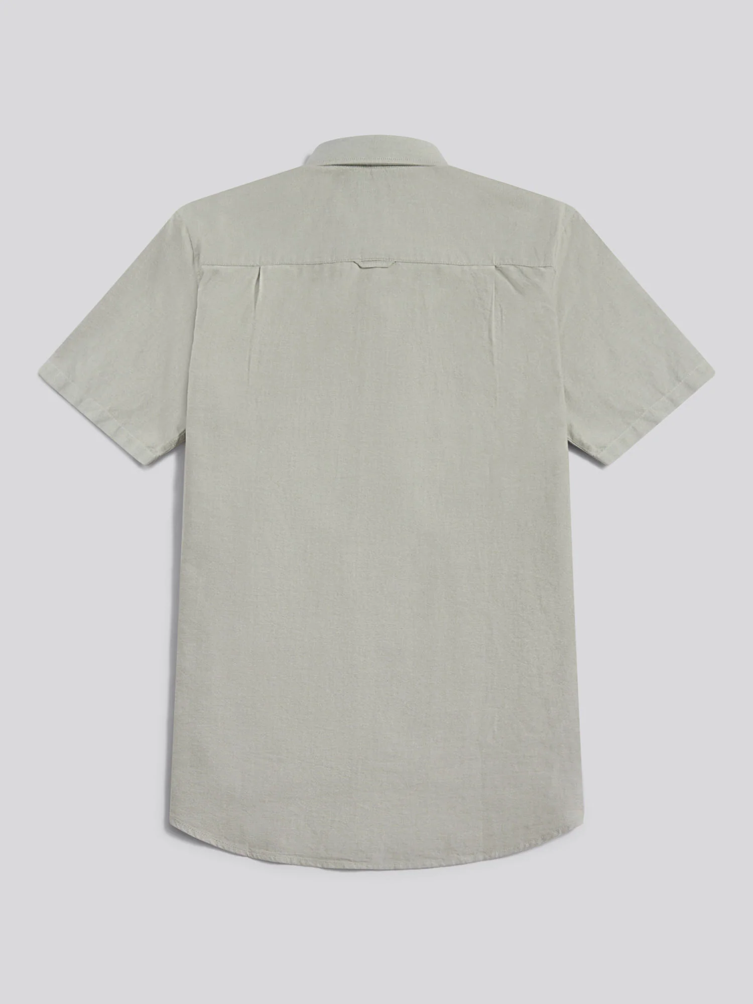 Mens  Short Sleeve Oxford Shirt Sea Spray - Image 6