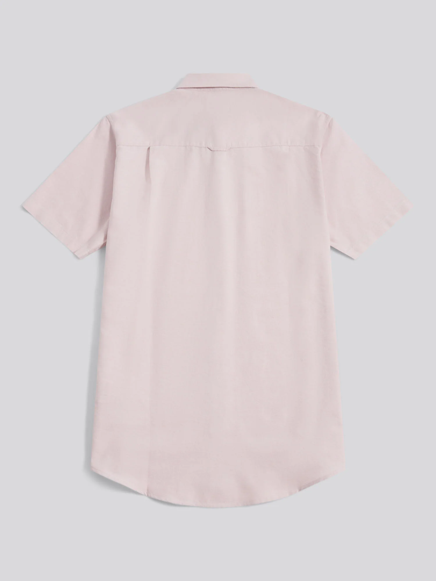 Mens  Short Sleeve Oxford Shirt Sepia Rose - Image 6