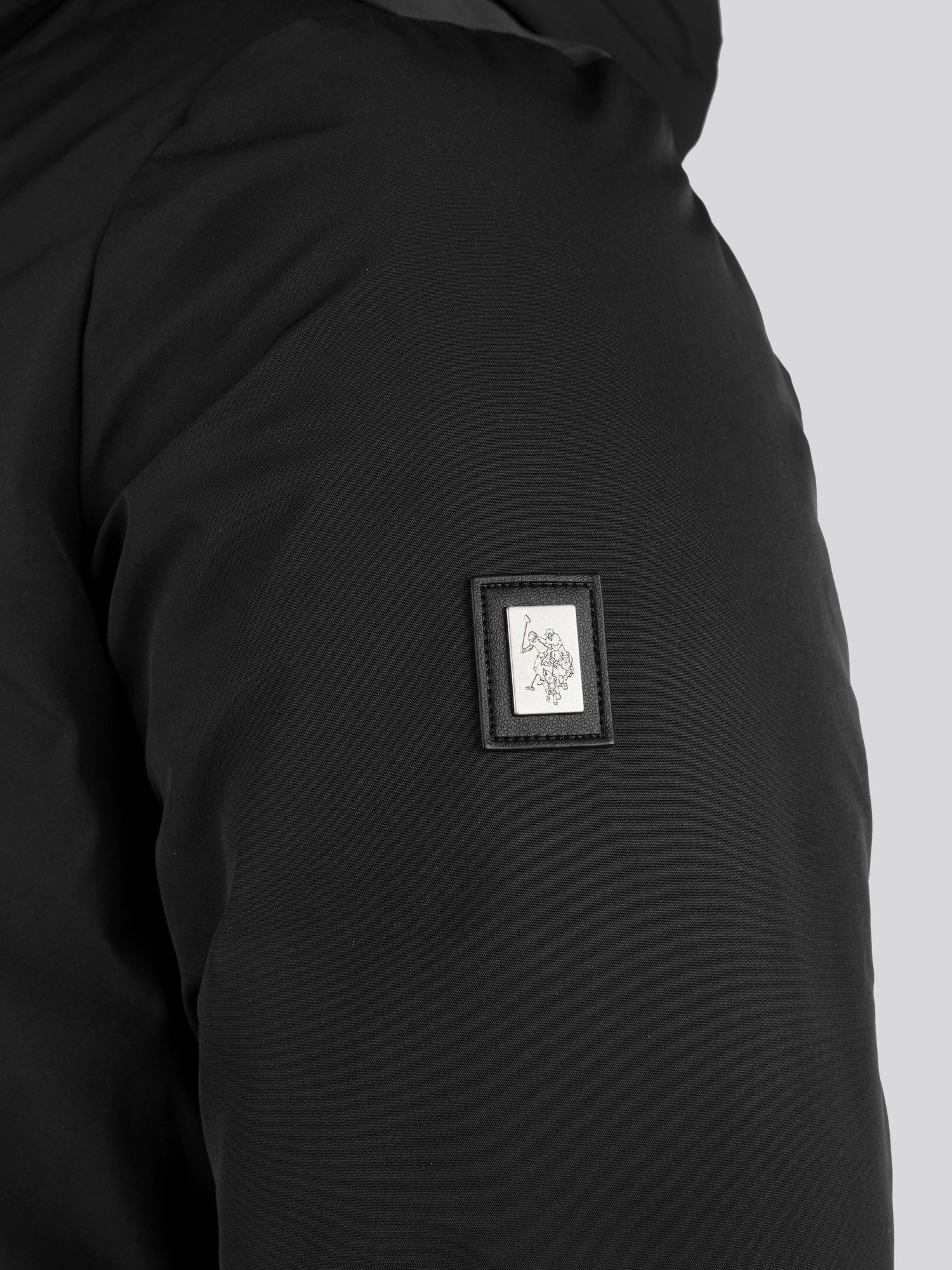 Męska mądra kurtka parka w kolorze czarnym - Image 12