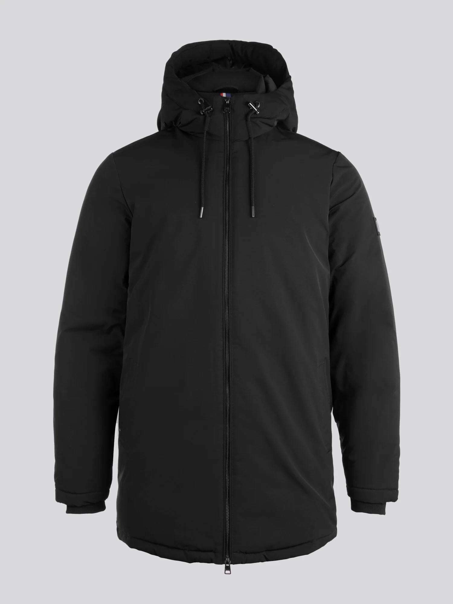 Męska mądra kurtka parka w kolorze czarnym - Image 7