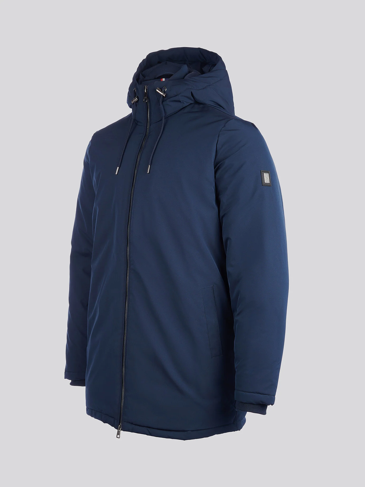 Męska mądra kurtka parka w ciemnym szafirowym granatowym - Image 10
