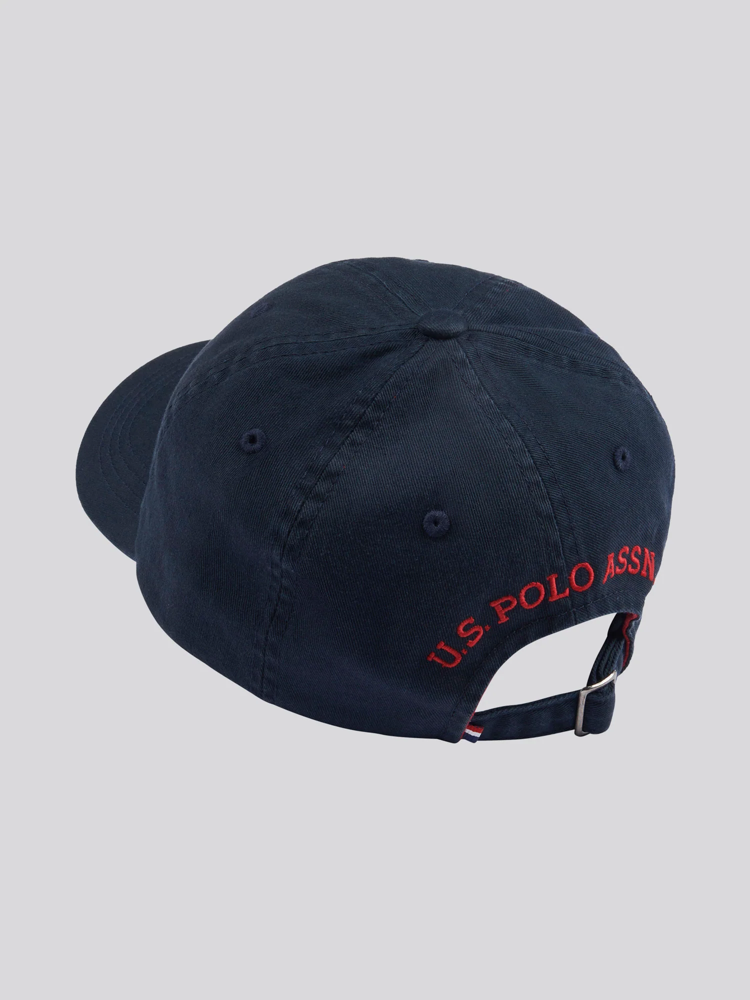 MENS MAY Casual Cap in Dark Sapphire Navy/Haute Red DHM - Image 4