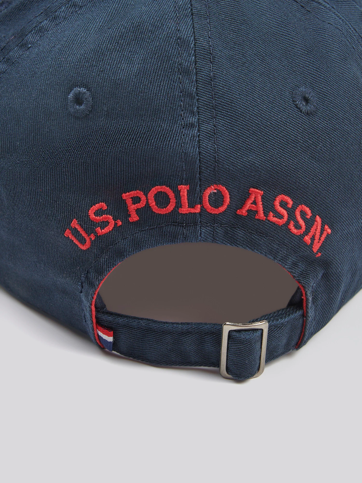 MENS MAY Casual Cap in Dark Sapphire Navy/Haute Red DHM - Image 6