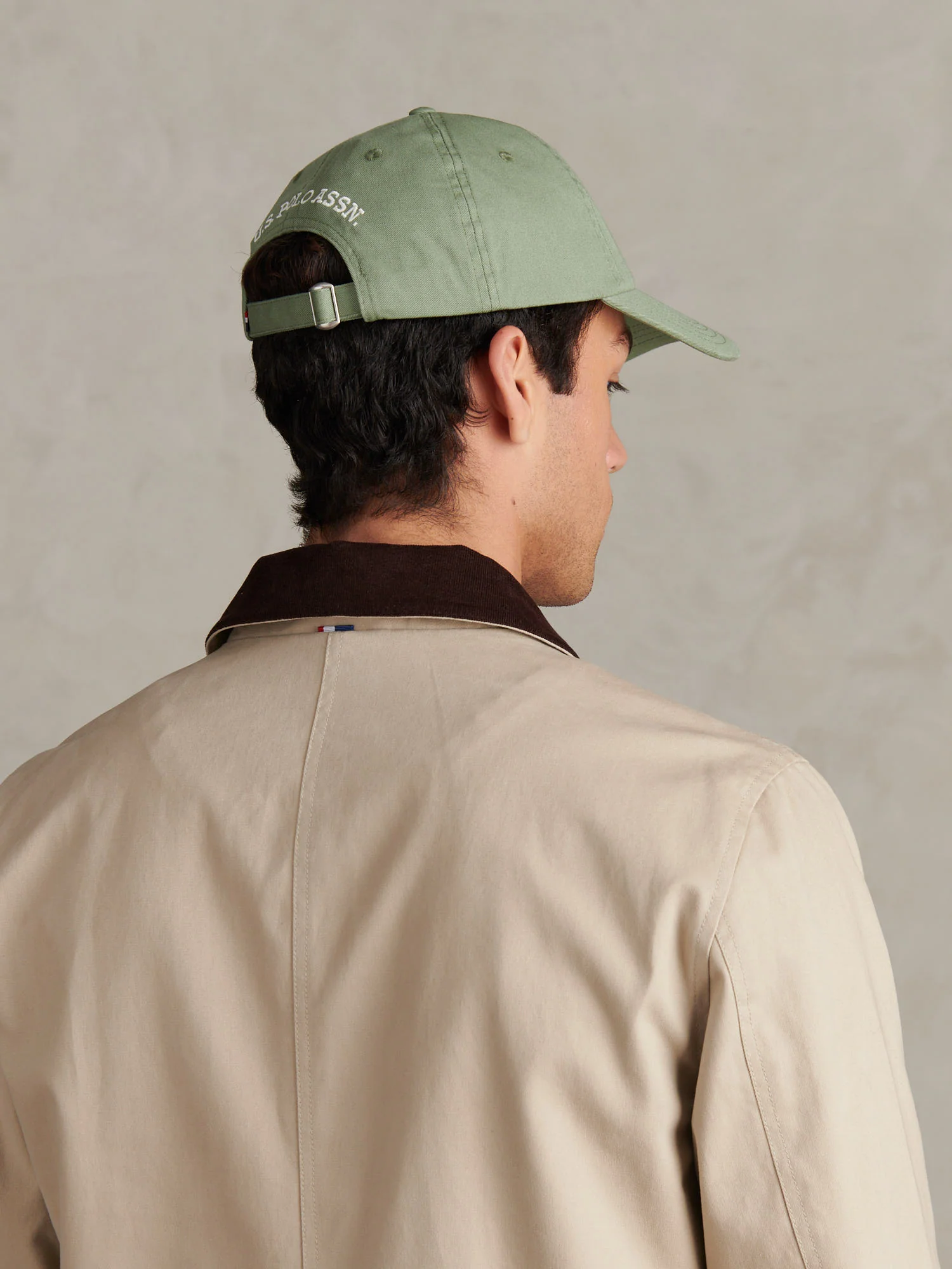 Mens Washed Casual Cap Sea Spray - Image 2