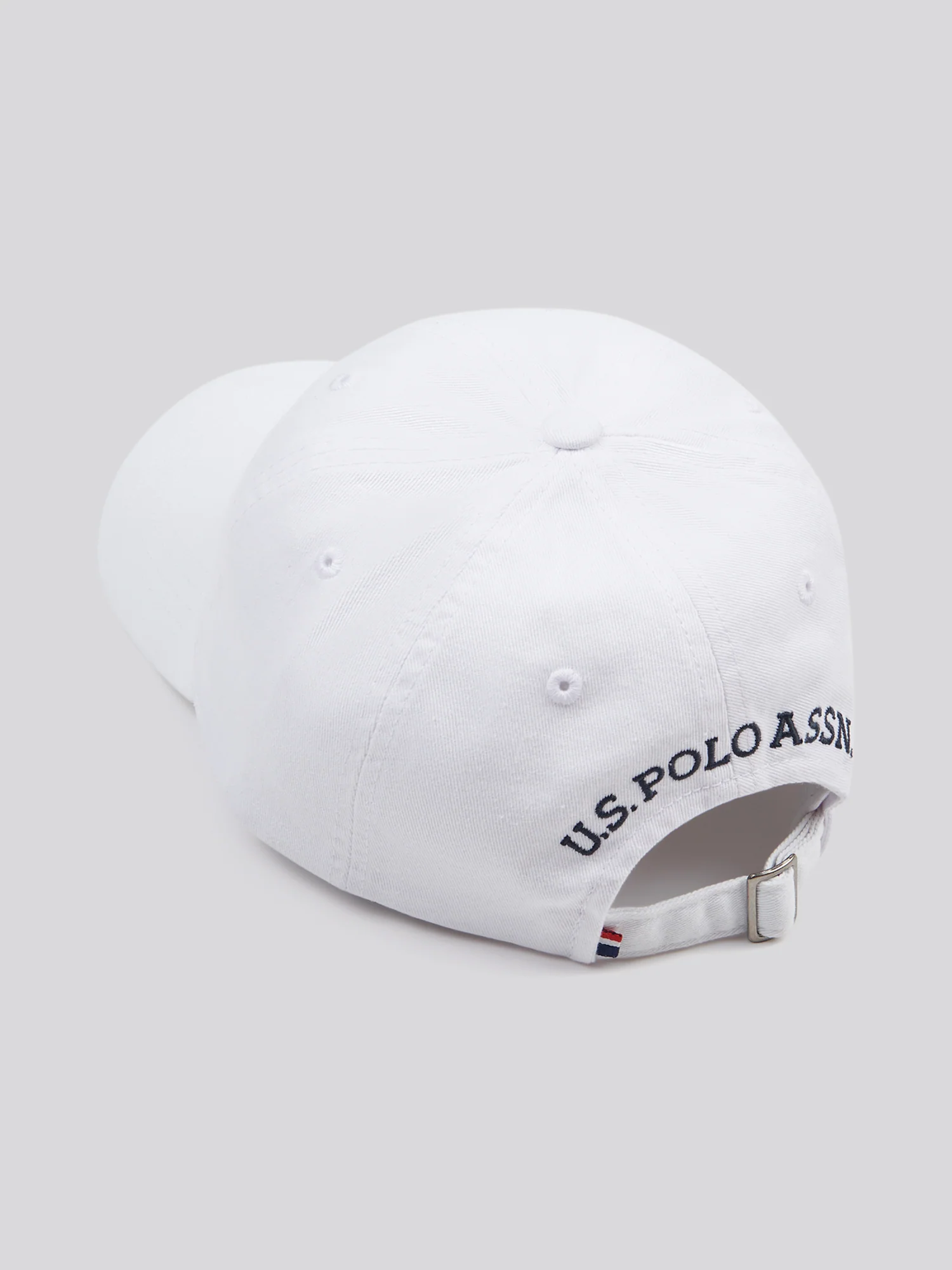 MENS MAY Casual Cap in White/Dark Sapphire granatowy DHM - Image 4