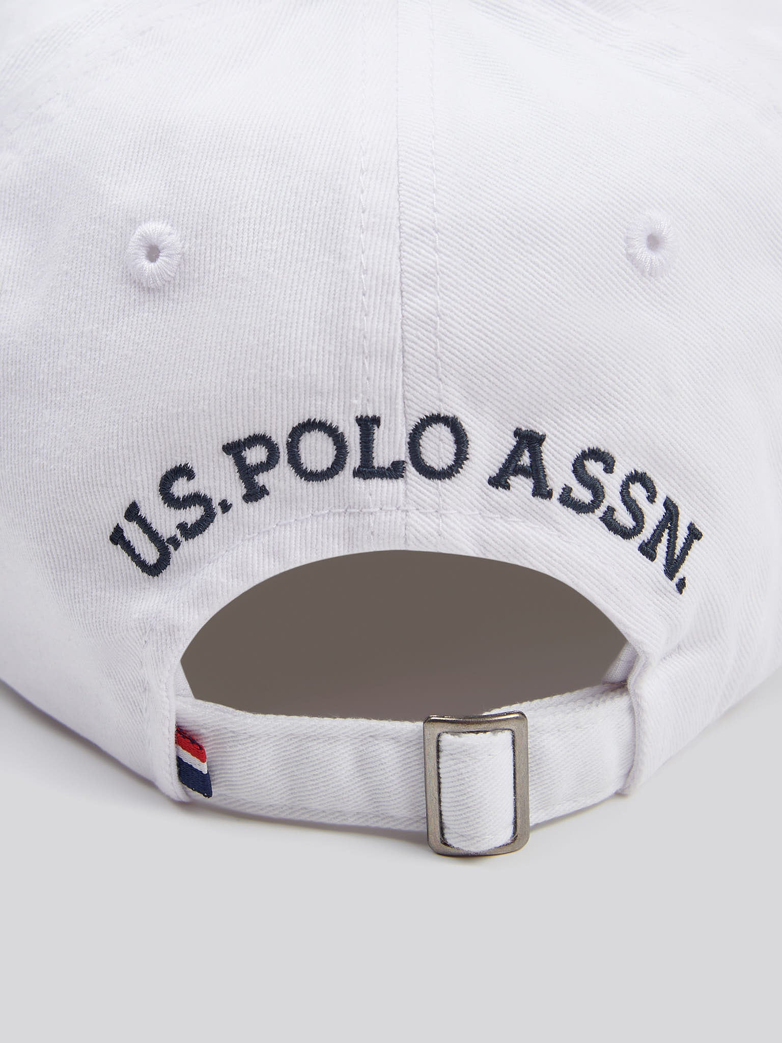 MENS MAY Casual Cap in White/Dark Sapphire granatowy DHM - Image 6