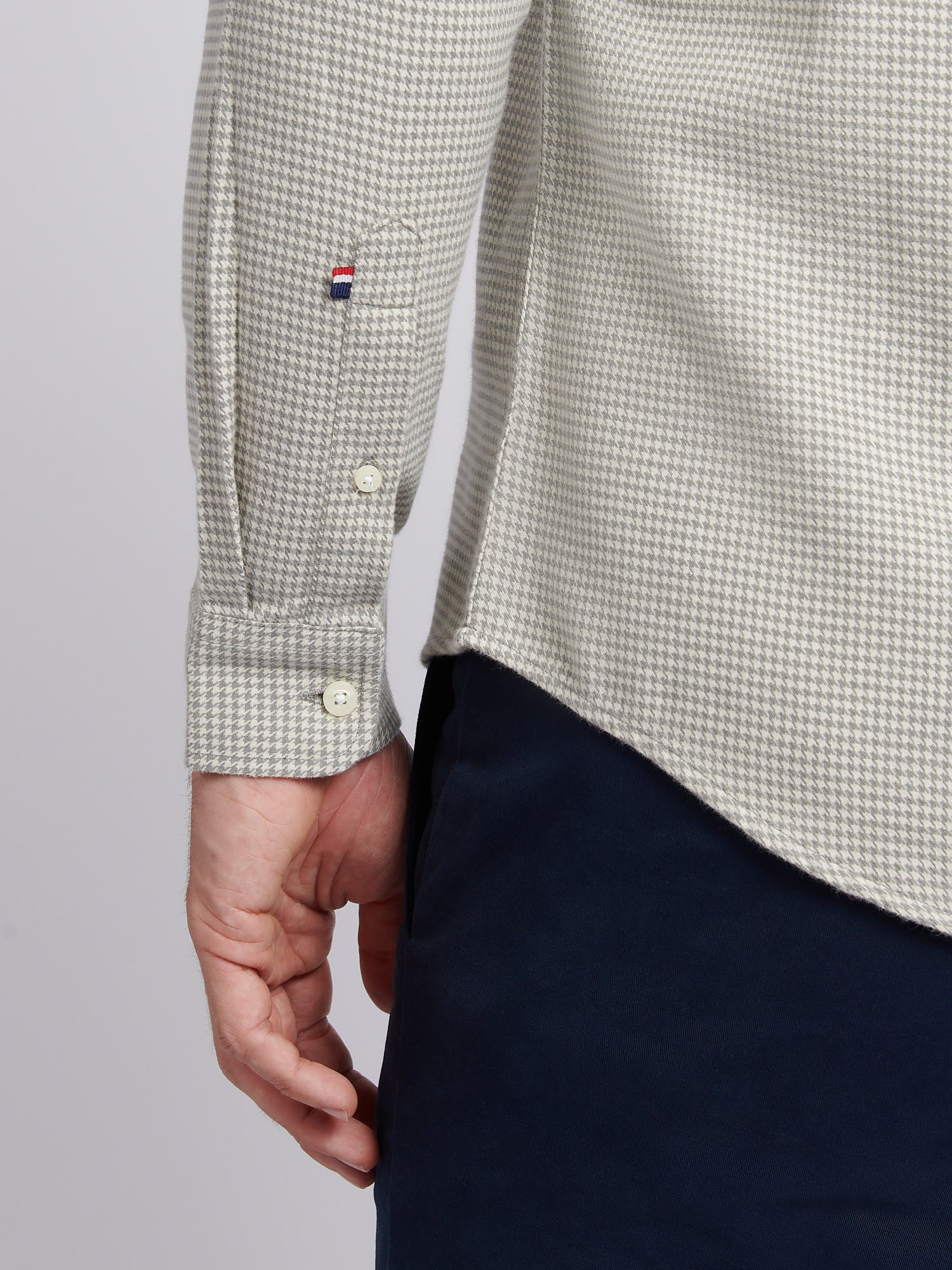 Koszula Mini Houndstooth LS Midse Grey Marg - Image 5