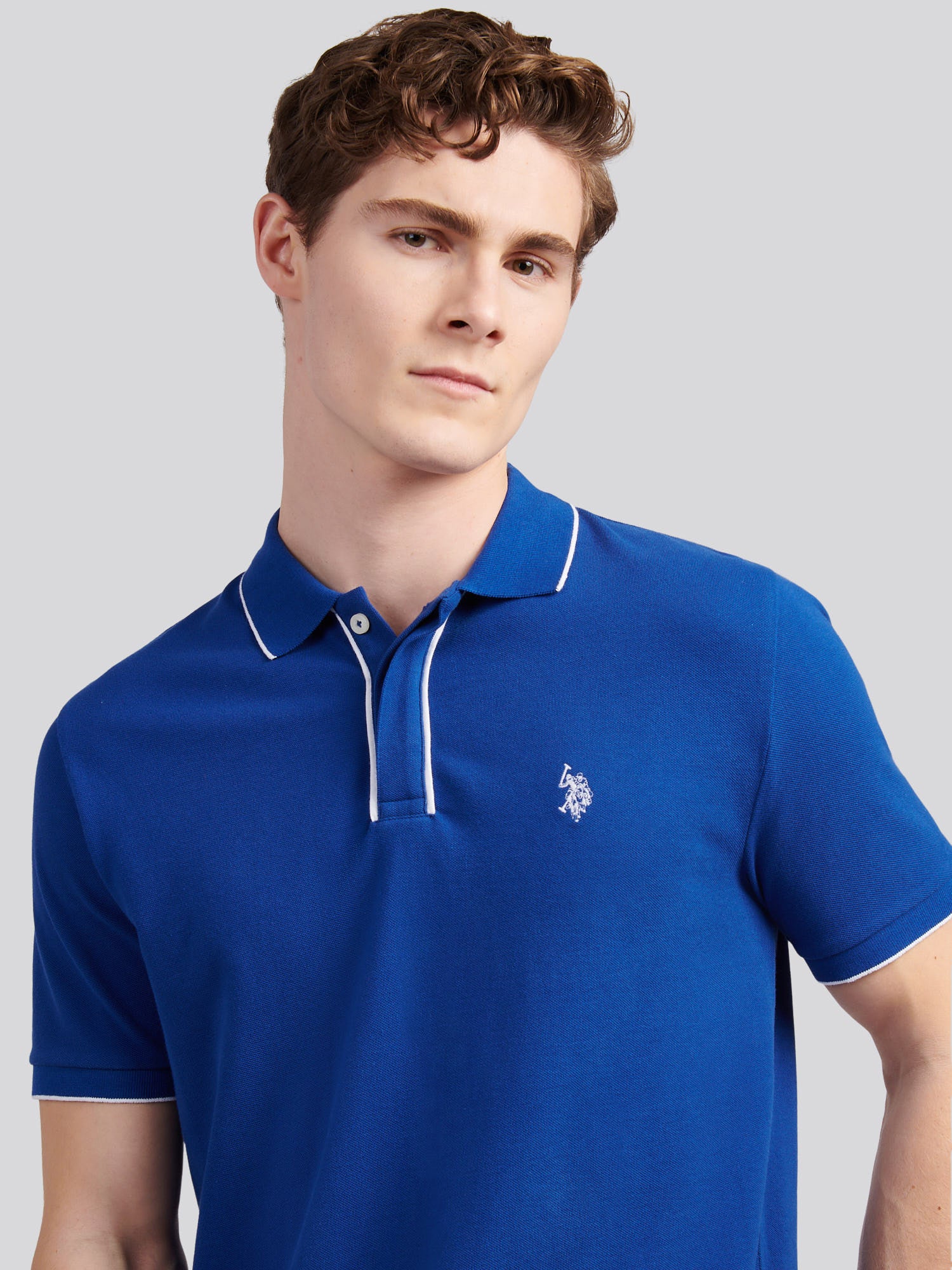 Pique Pique SS Polo Sodalite Blue - Image 2