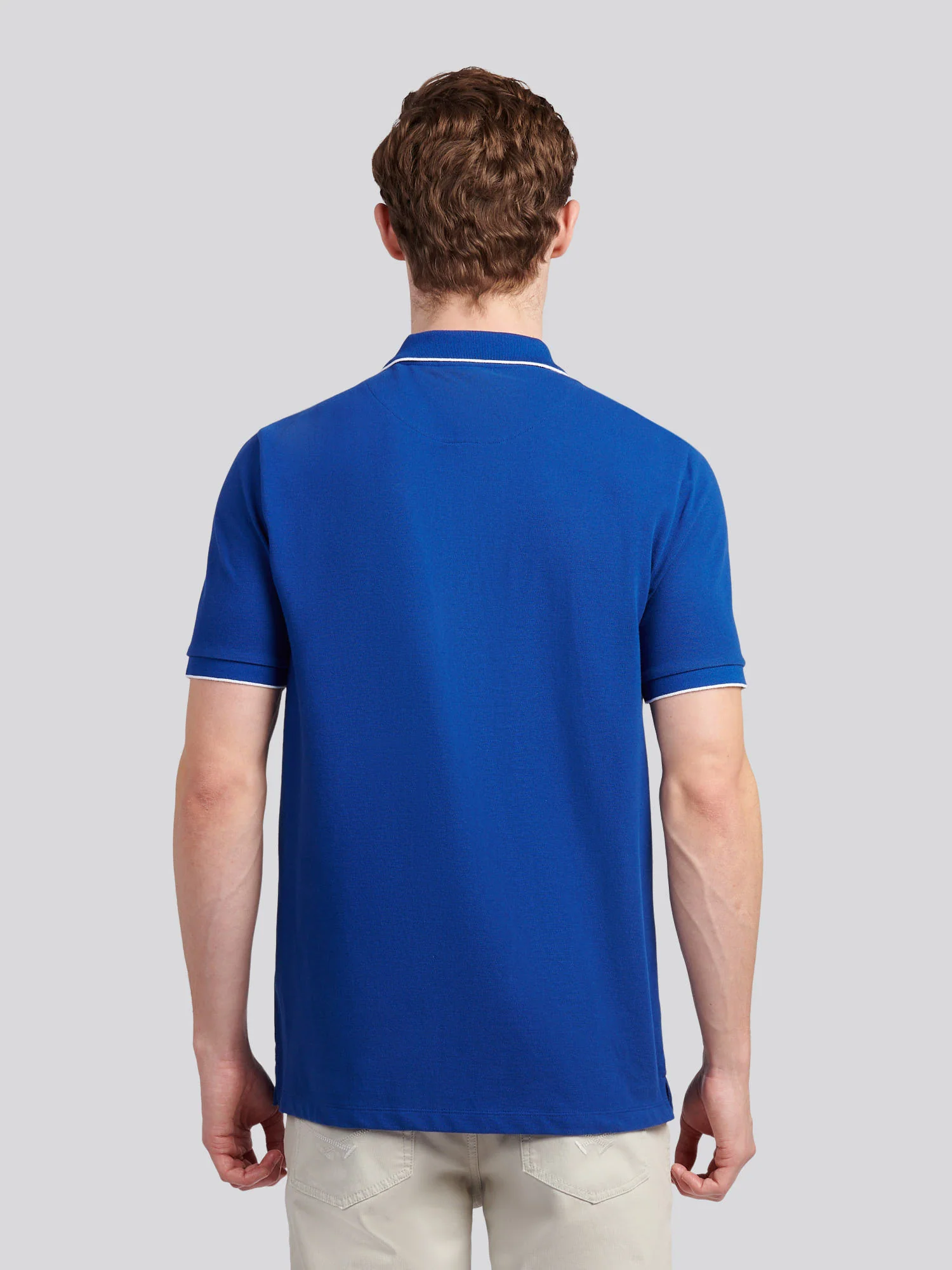 Pique Pique SS Polo Sodalite Blue - Image 4