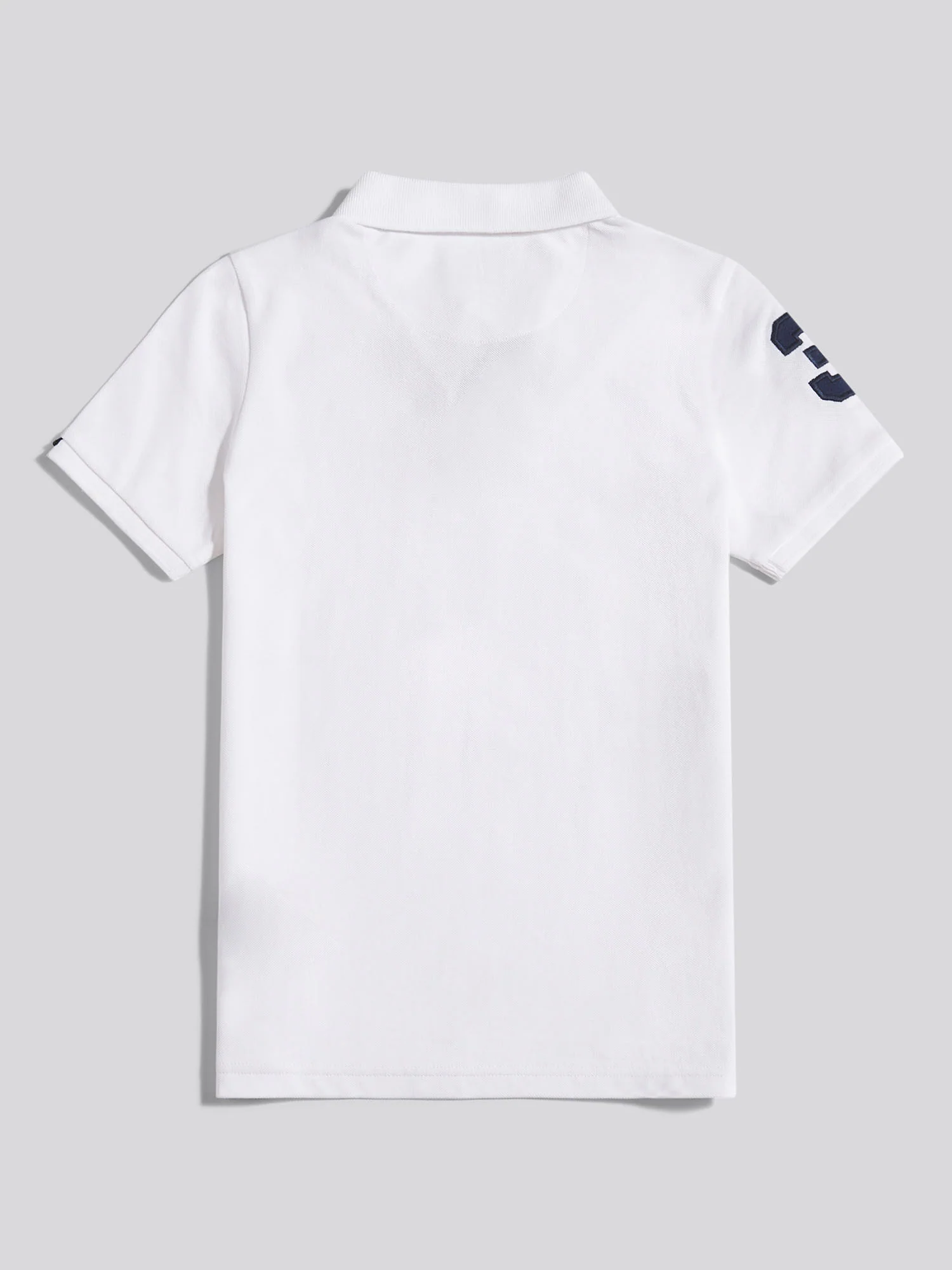 Player 3 Pique Polo White/Dark Sapphire granatowy DHM - Image 6