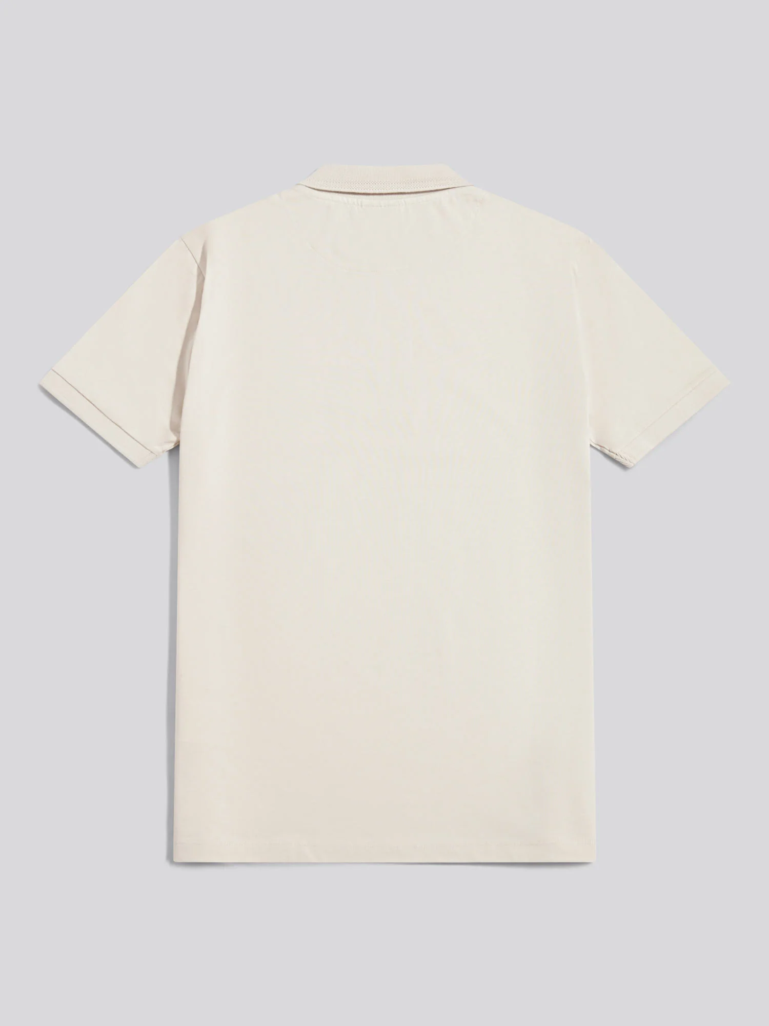 Mens Premium Supima Cotton Polo Shirt Beige - Image 2