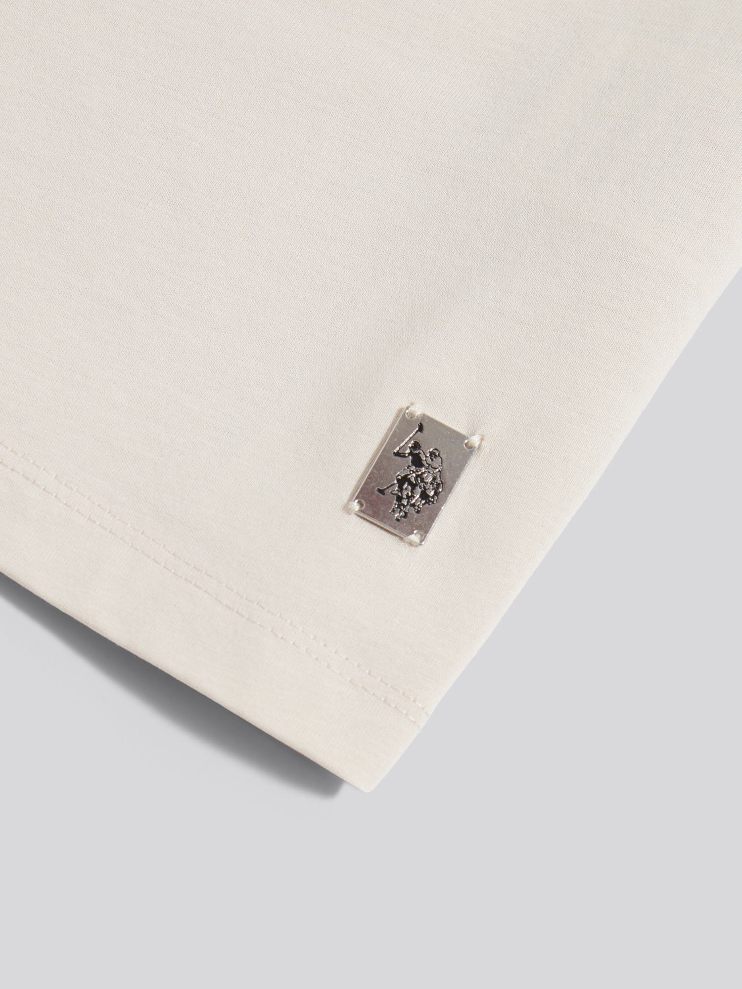 Mens Premium Supima Cotton Polo Shirt Beige - Image 3