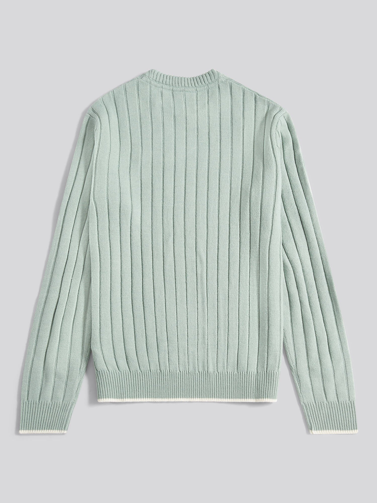 Rib Knit Crew Iceberg Green - Image 6