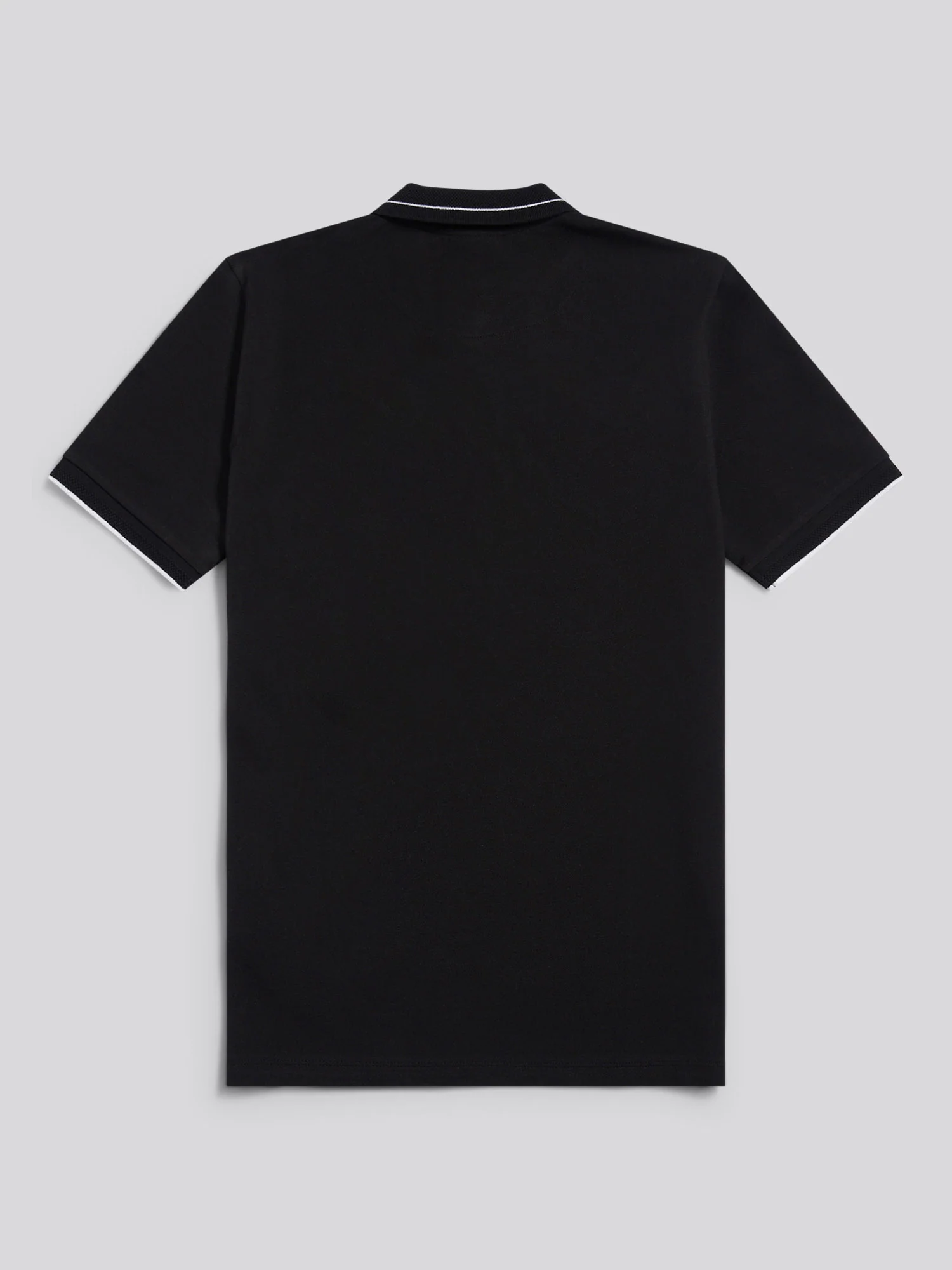Smart Pique SS Polo Black - Image 6
