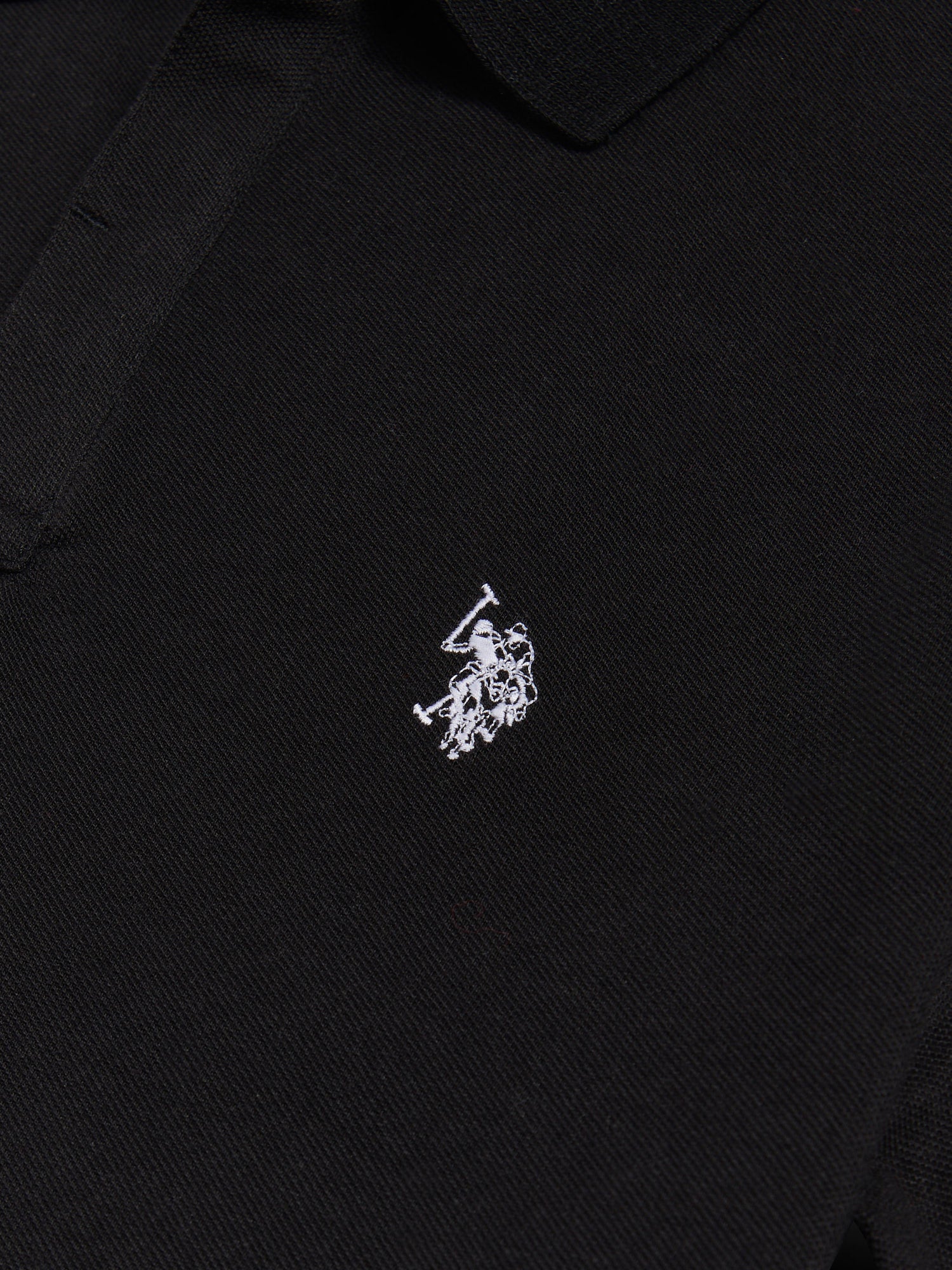 Smart Pique SS Polo Black - Image 7