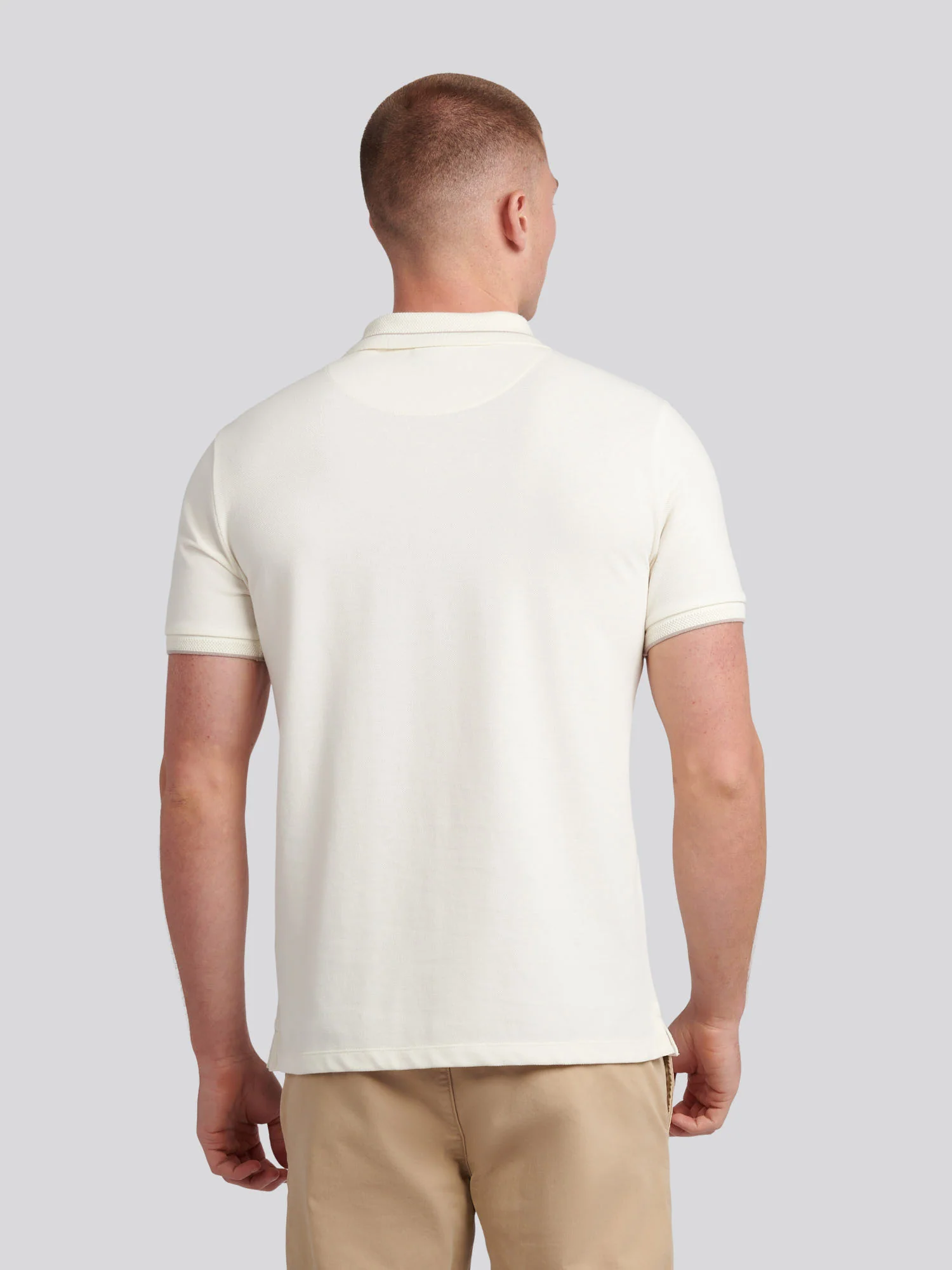 Smart Pique SS Polo Whisper White - Image 4
