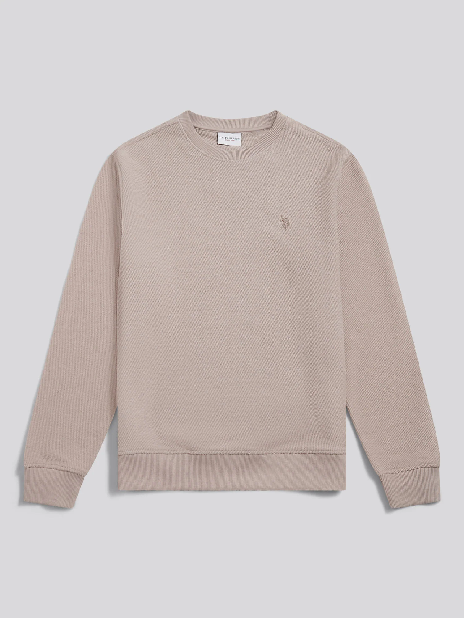 Mens Smart Texture Jersey Crew Sweatshirt Atmosphere - Image 5