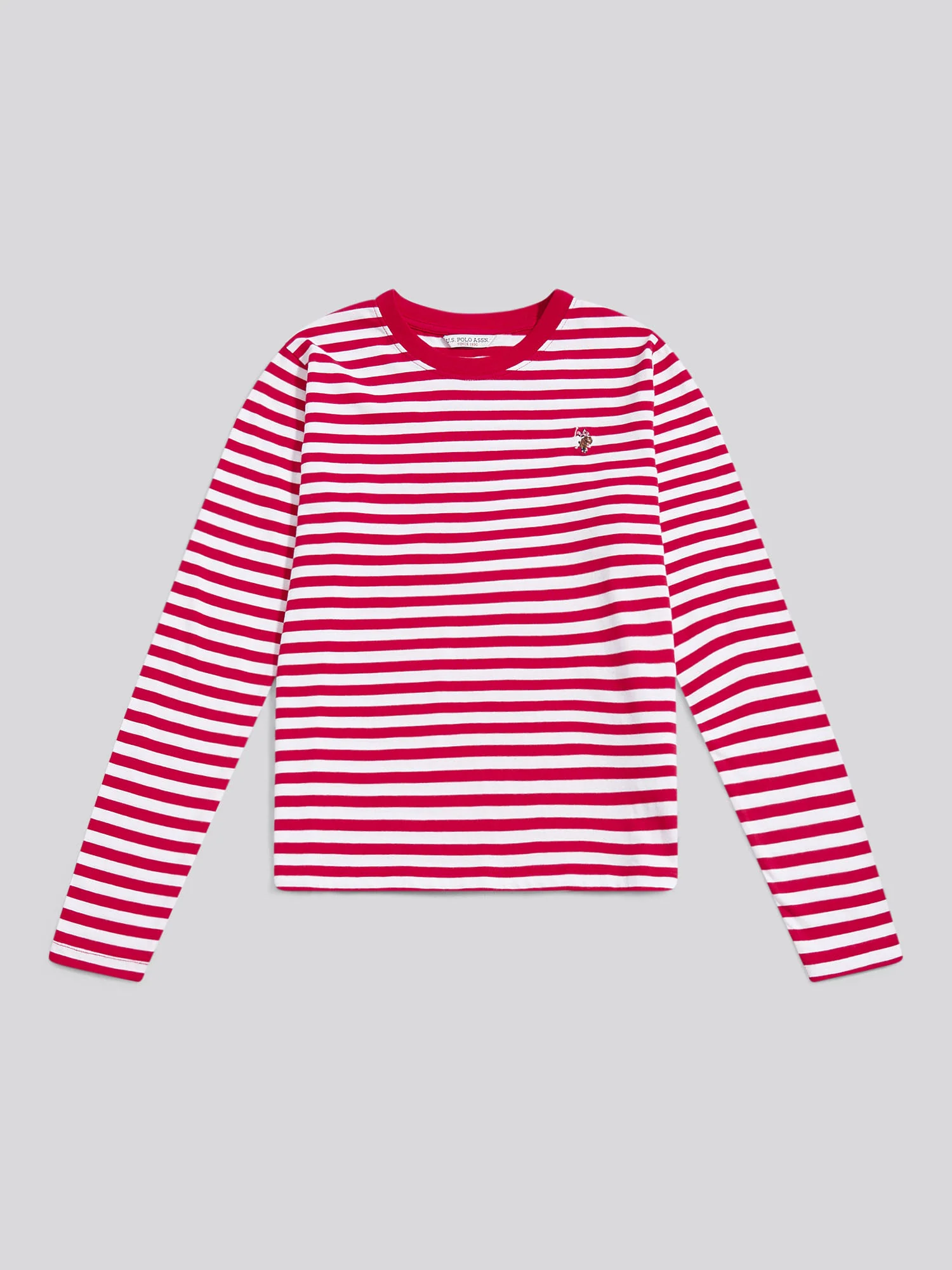 Stripe ls tee jalapeno czerwony - Image 5