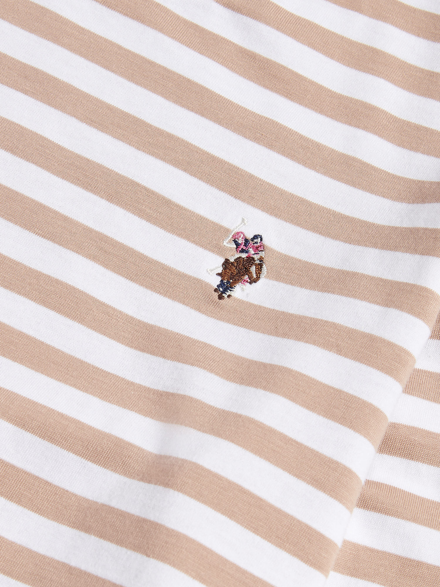 Stripe LS TEE Natural - Image 3