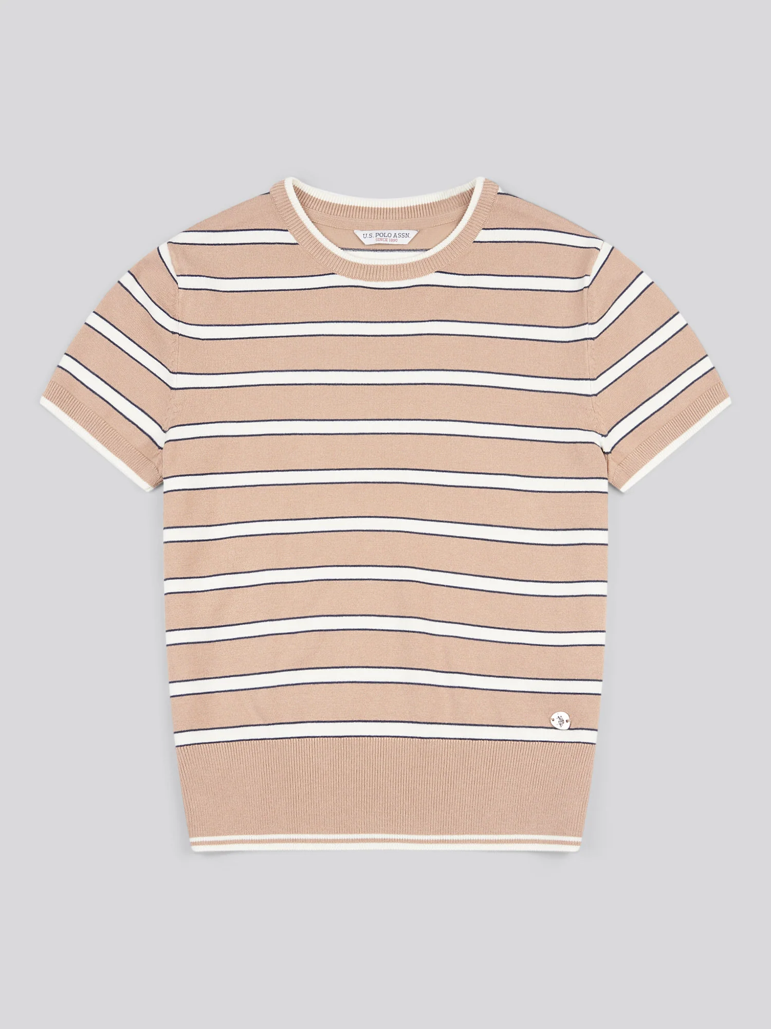 Stripe SS Crew Skiewnik Naturalny - Image 6