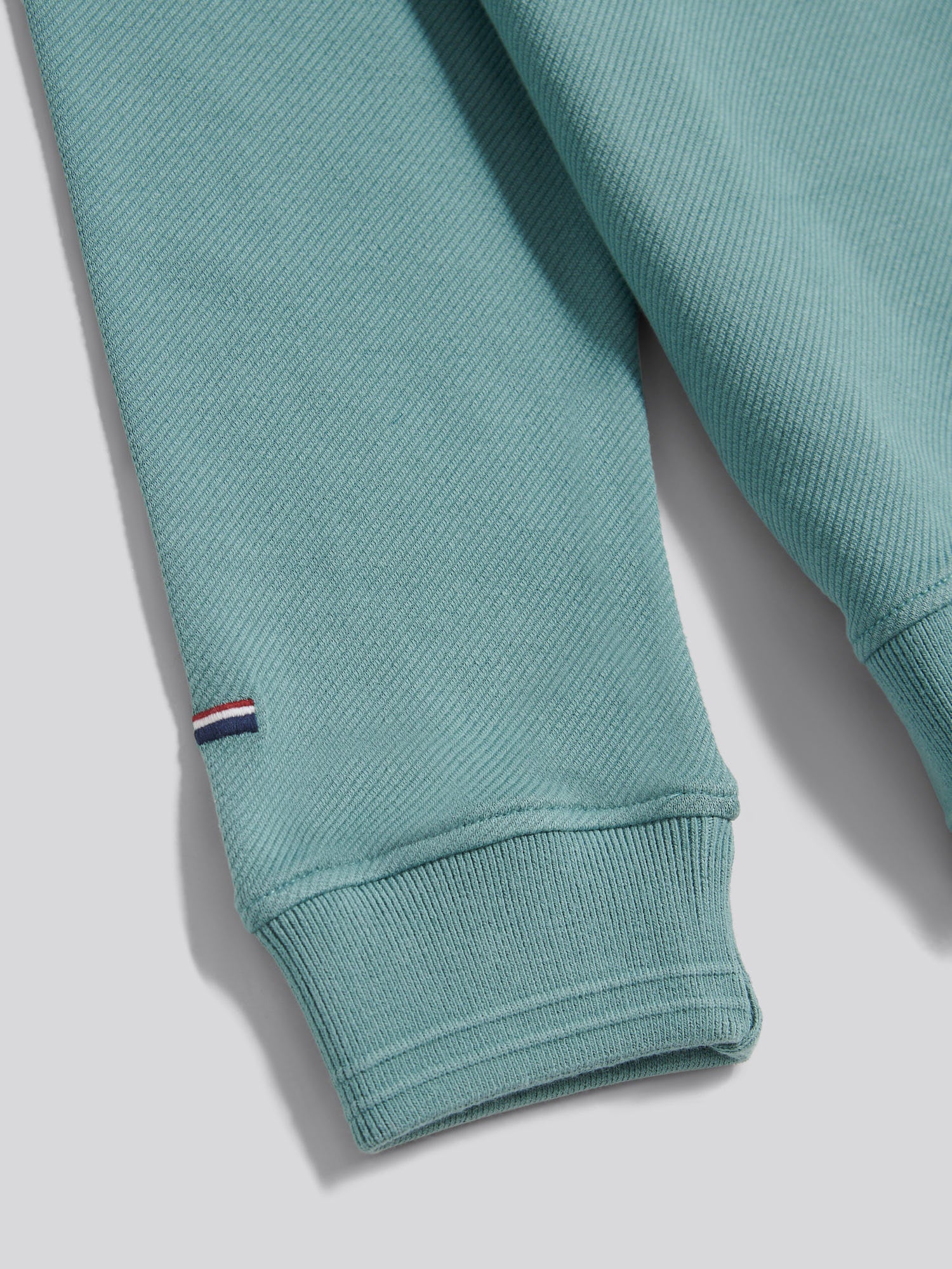 Mens Twill Textured 1/4 Zip Funnel Sweatshirt Arctic - Image 10