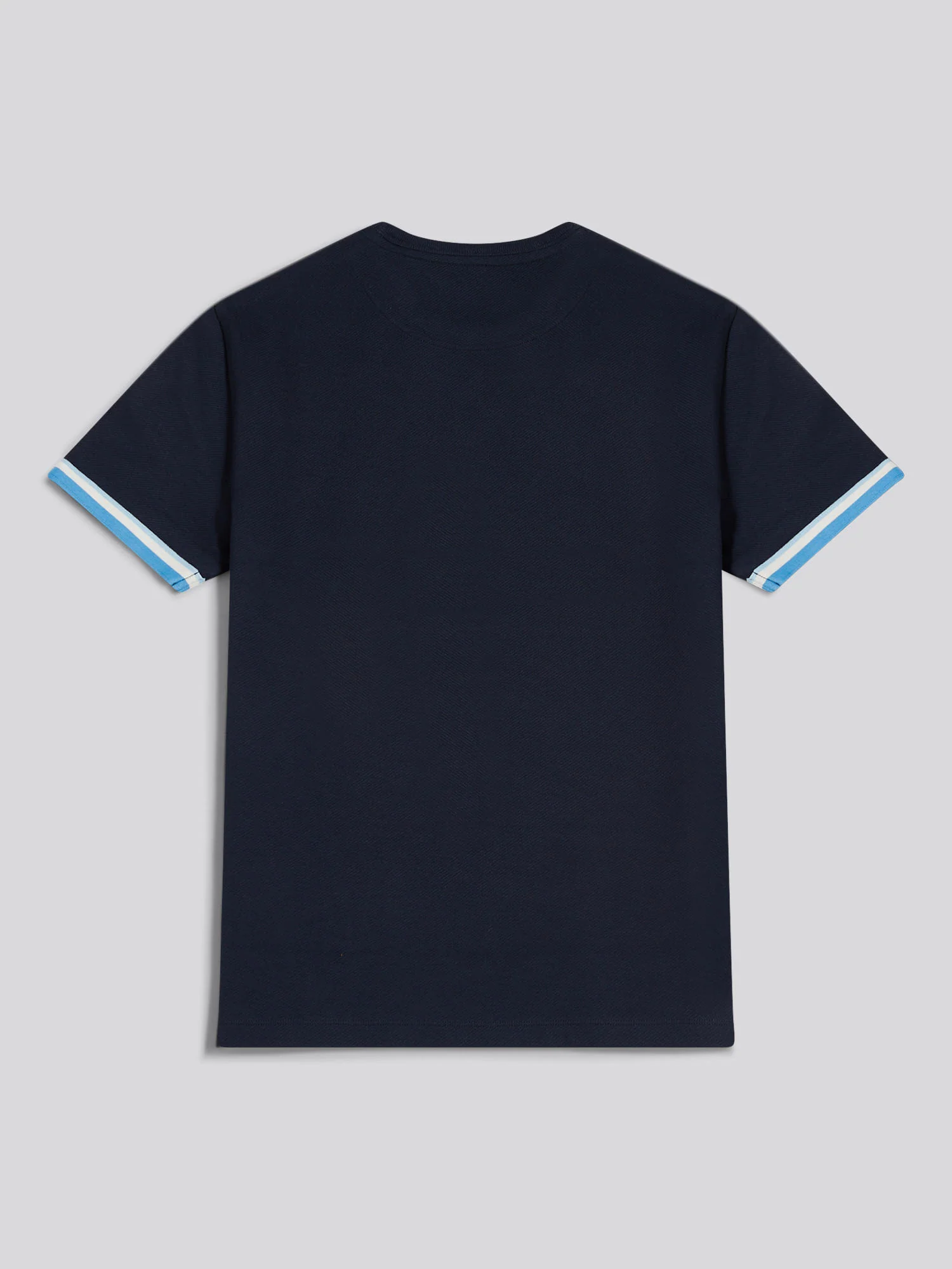 Mens Twill Taped T-Shirt Dark Sapphire Navy - Image 6