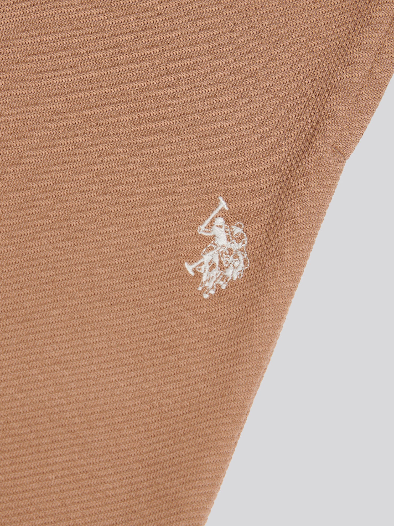 Mens Twill Texture Jersey Short Burro - Image 7