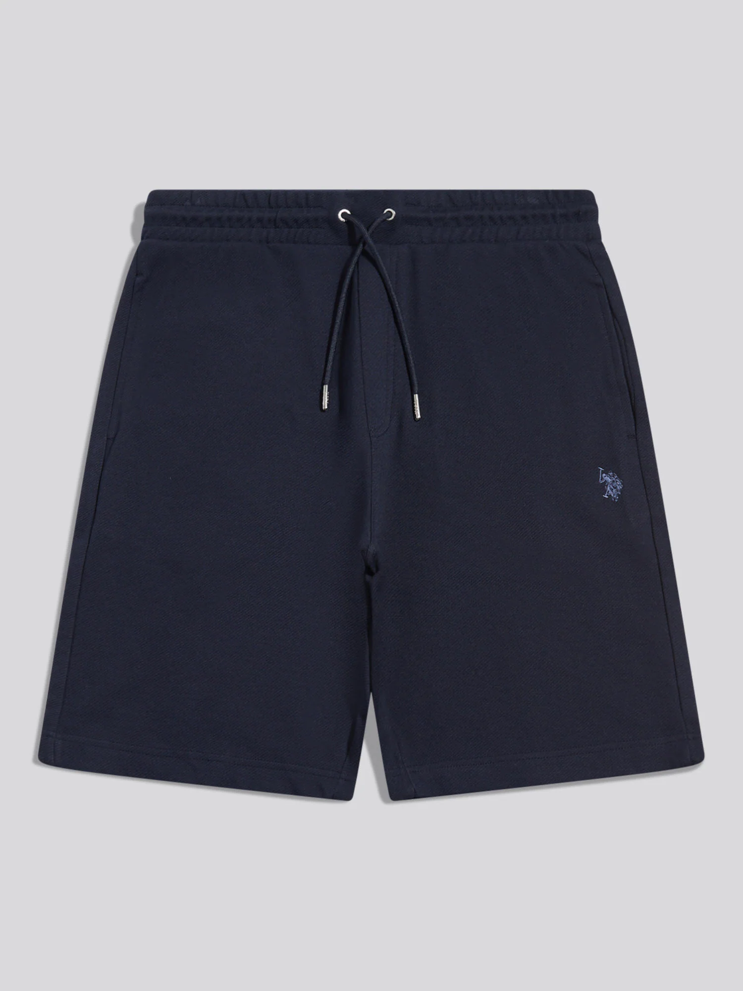 Mens Twill Texture Jersey Short Dark Sapphire Navy / Moonlight Blue DHM - Image 5