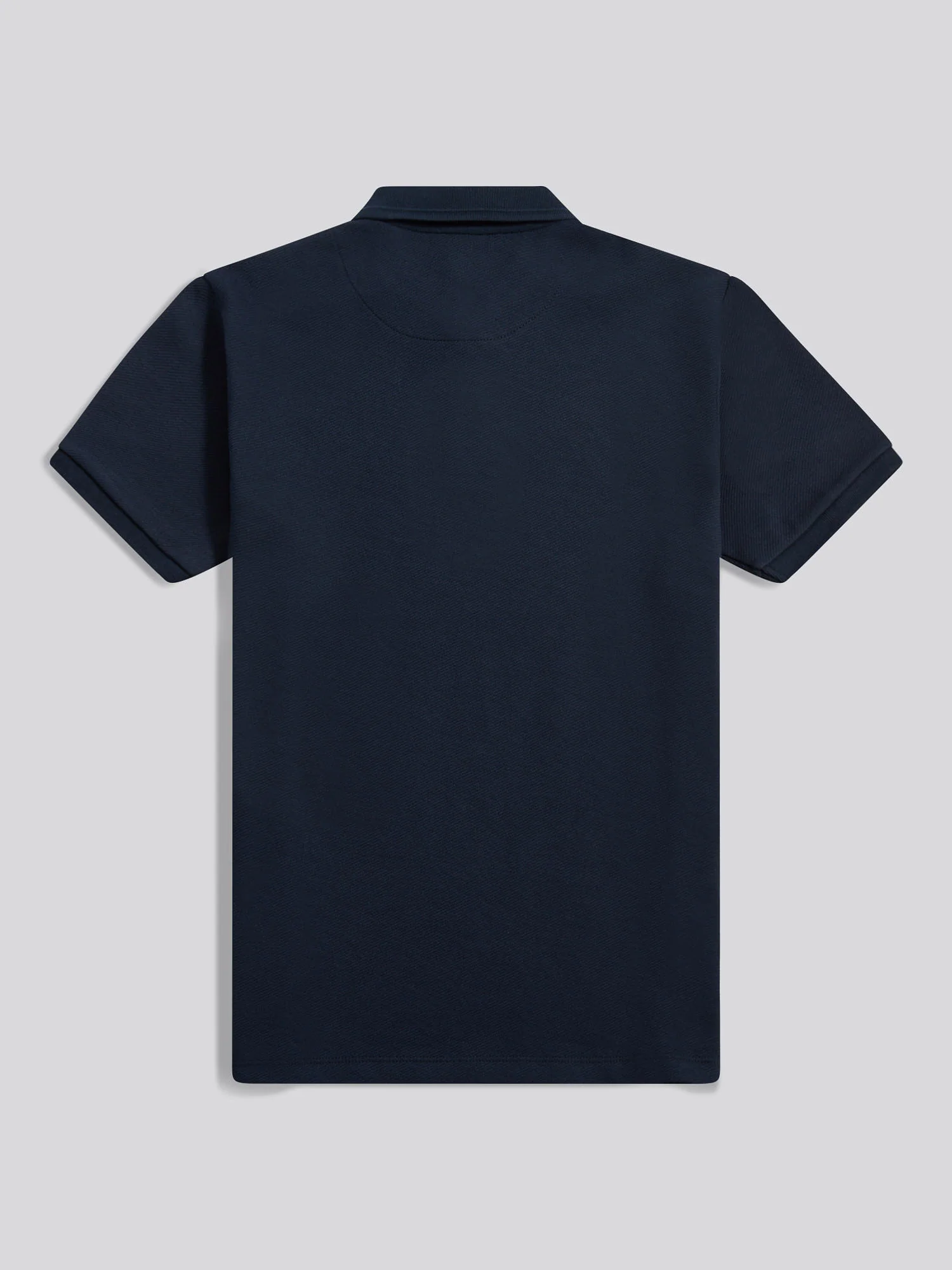 Twill Tekstura Polo Dark Sapphire granatowy/księżycowy światło niebieski - Image 6