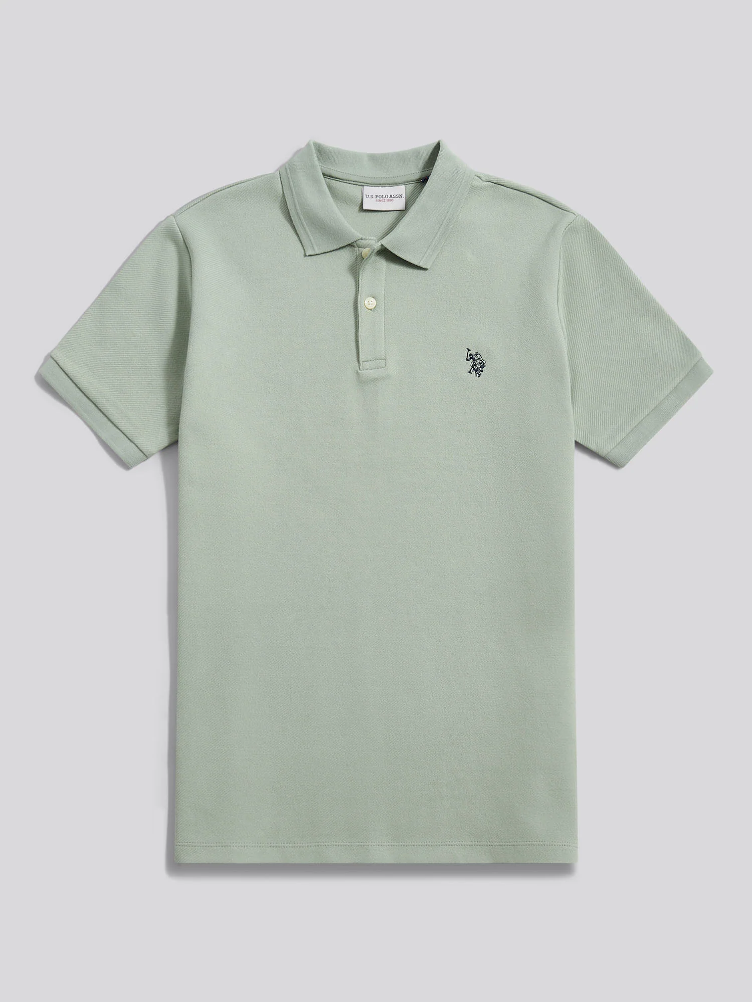 Twill Tekstura Polo Iceberg Green - Image 5
