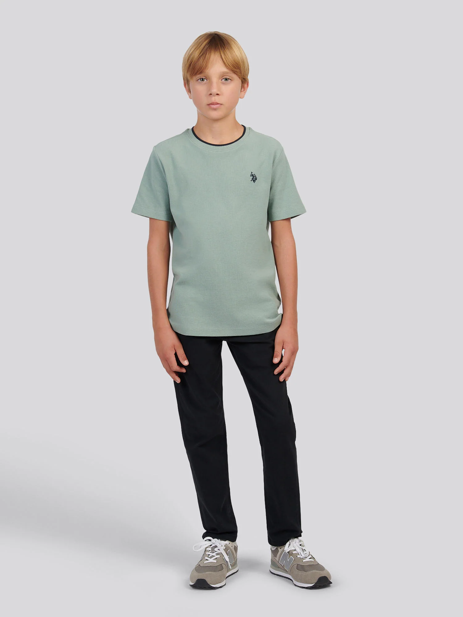 USPA Classic Chino Black Bright White DHM - Image 3